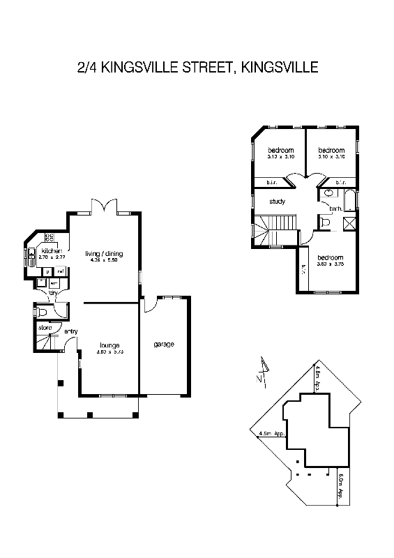 2/4 Kingsville Street, KINGSVILLE VIC 3012 - Floorplan