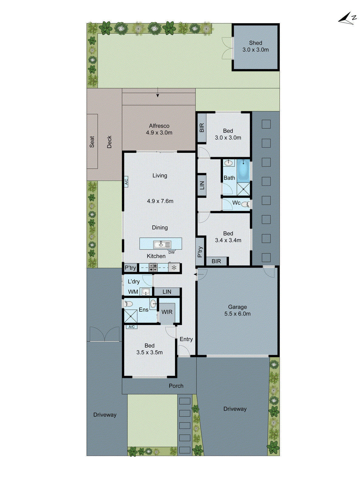 24 Koslow Street, Armstrong Creek VIC 3217 - Floorplan