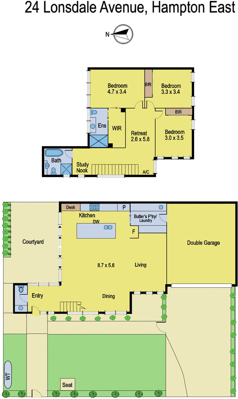 24 Lonsdale Avenue, Hampton East VIC 3188 - Floorplan