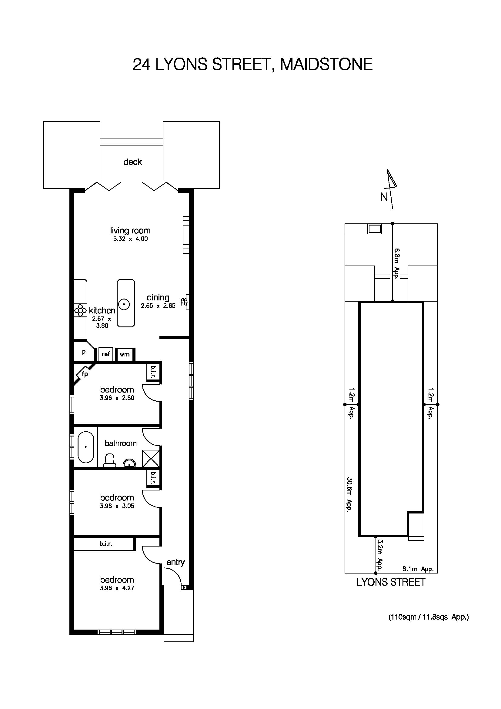 24 Lyons Street, MAIDSTONE VIC 3012 - Floorplan