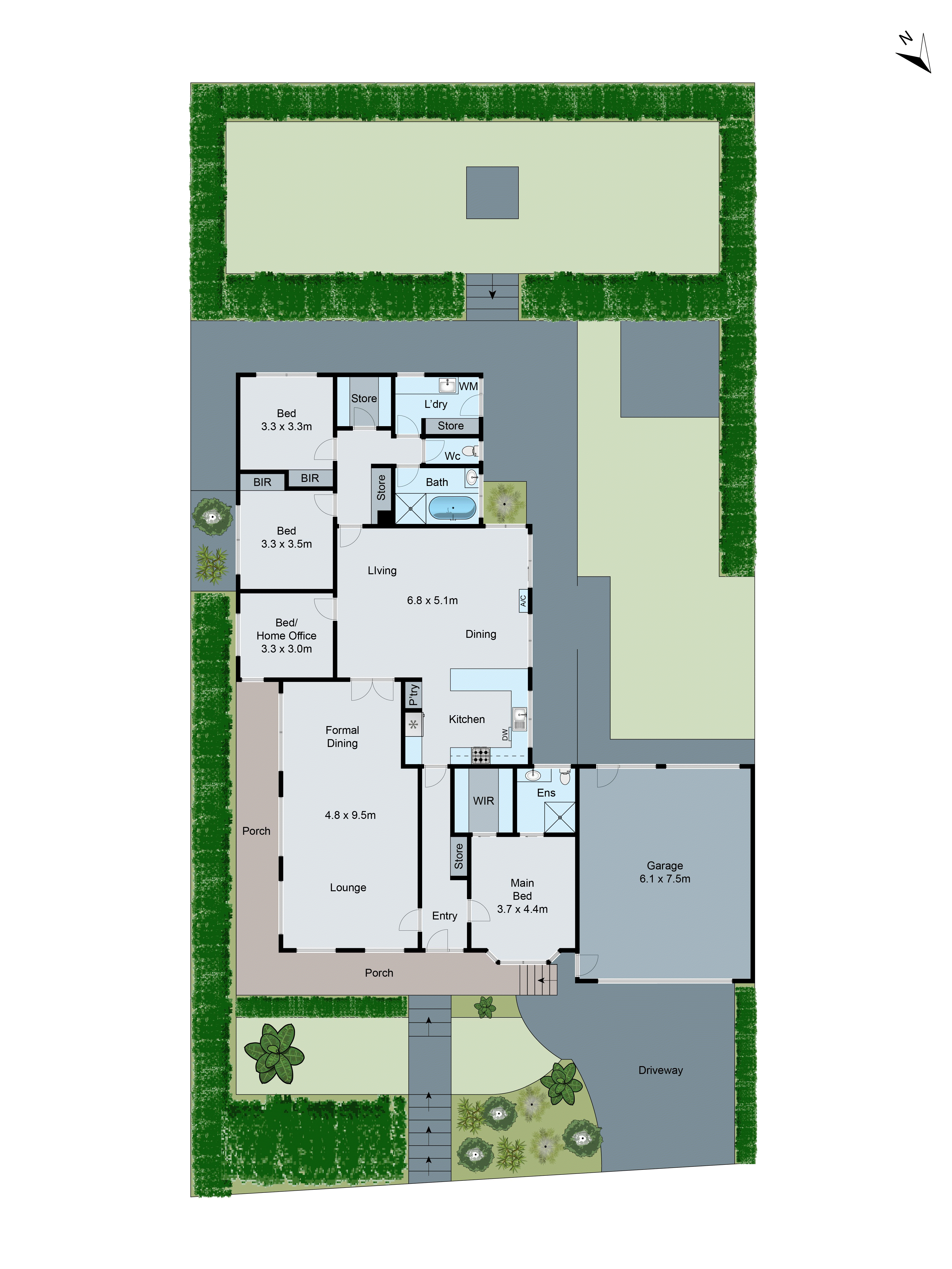 24 Monterey Drive, Waurn Ponds VIC 3216 - Floorplan