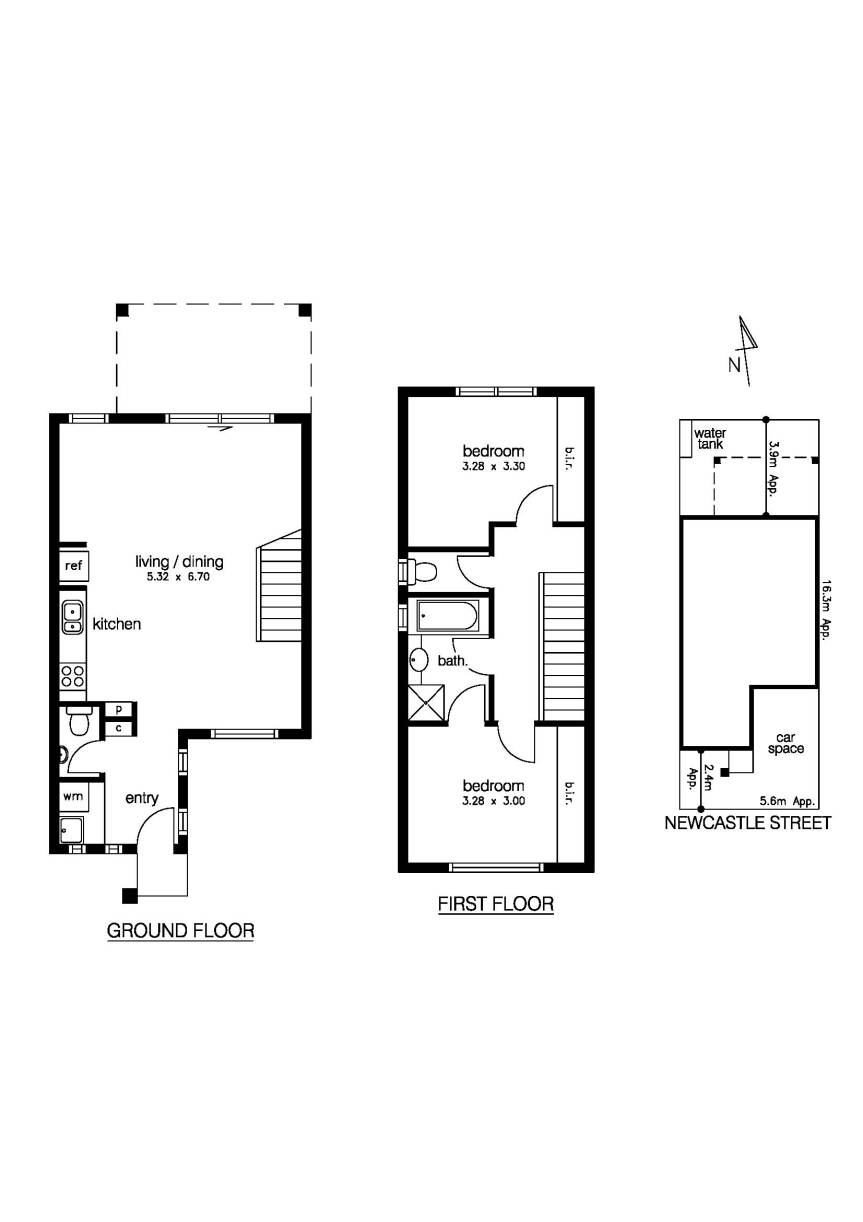 24 Newcastle Street, YARRAVILLE VIC 3013 - Floorplan