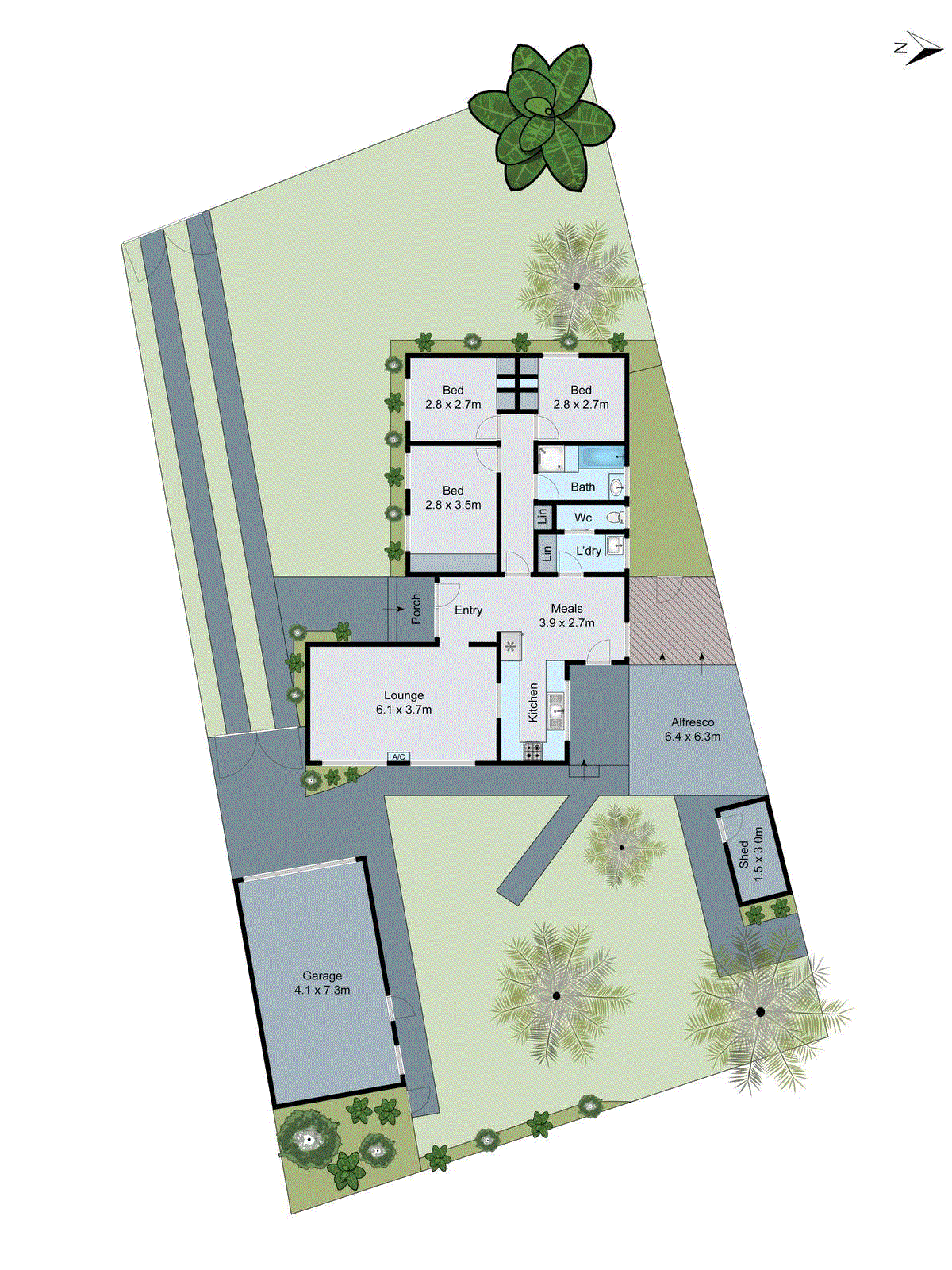 24 Norfolk Crescent, Corio VIC 3214 - Floorplan