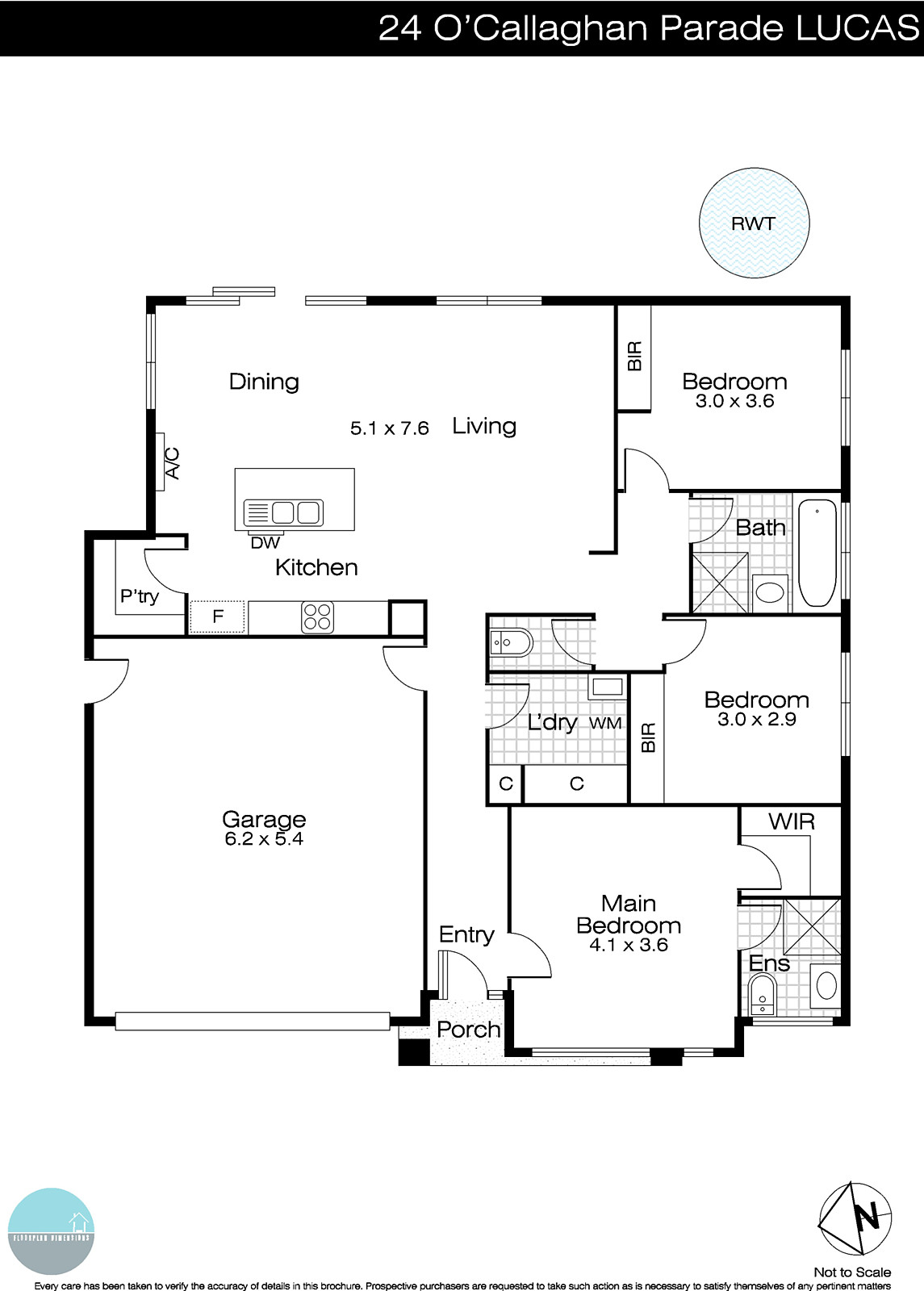 24 O'Callaghan Parade, Lucas VIC 3350 - Floorplan