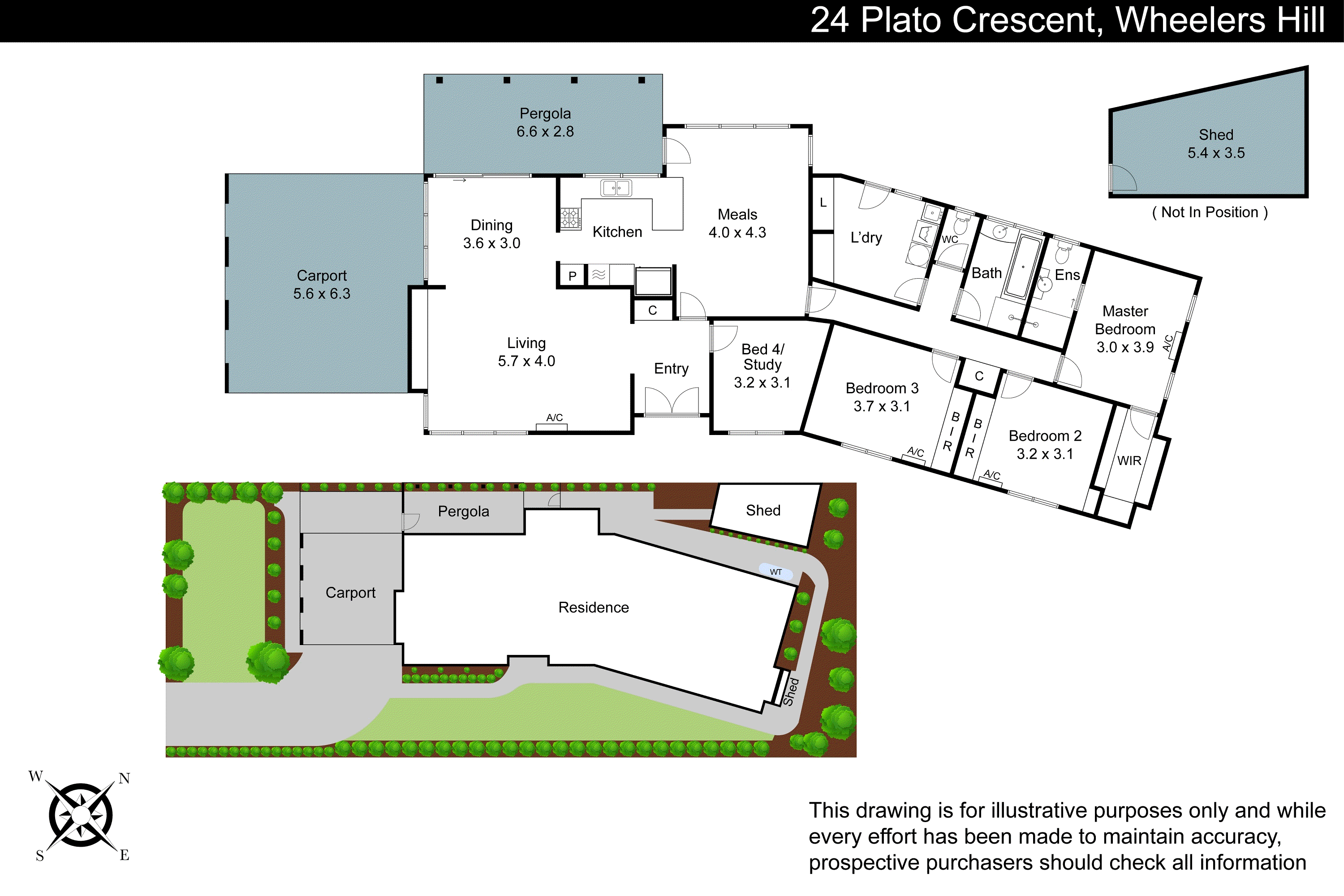 24 Plato Crescent, Wheelers Hill VIC 3150 - Floorplan