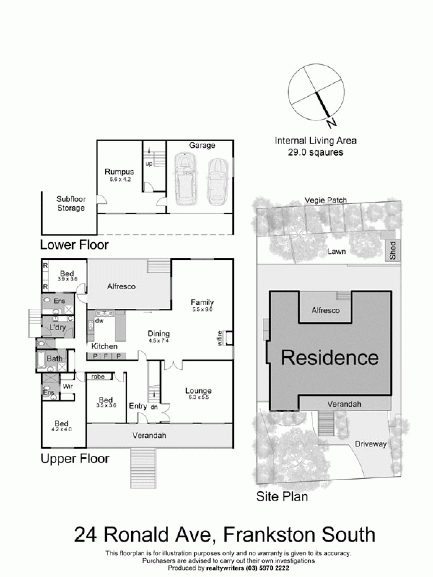 24 Ronald Avenue, FRANKSTON SOUTH VIC 3199 - Floorplan