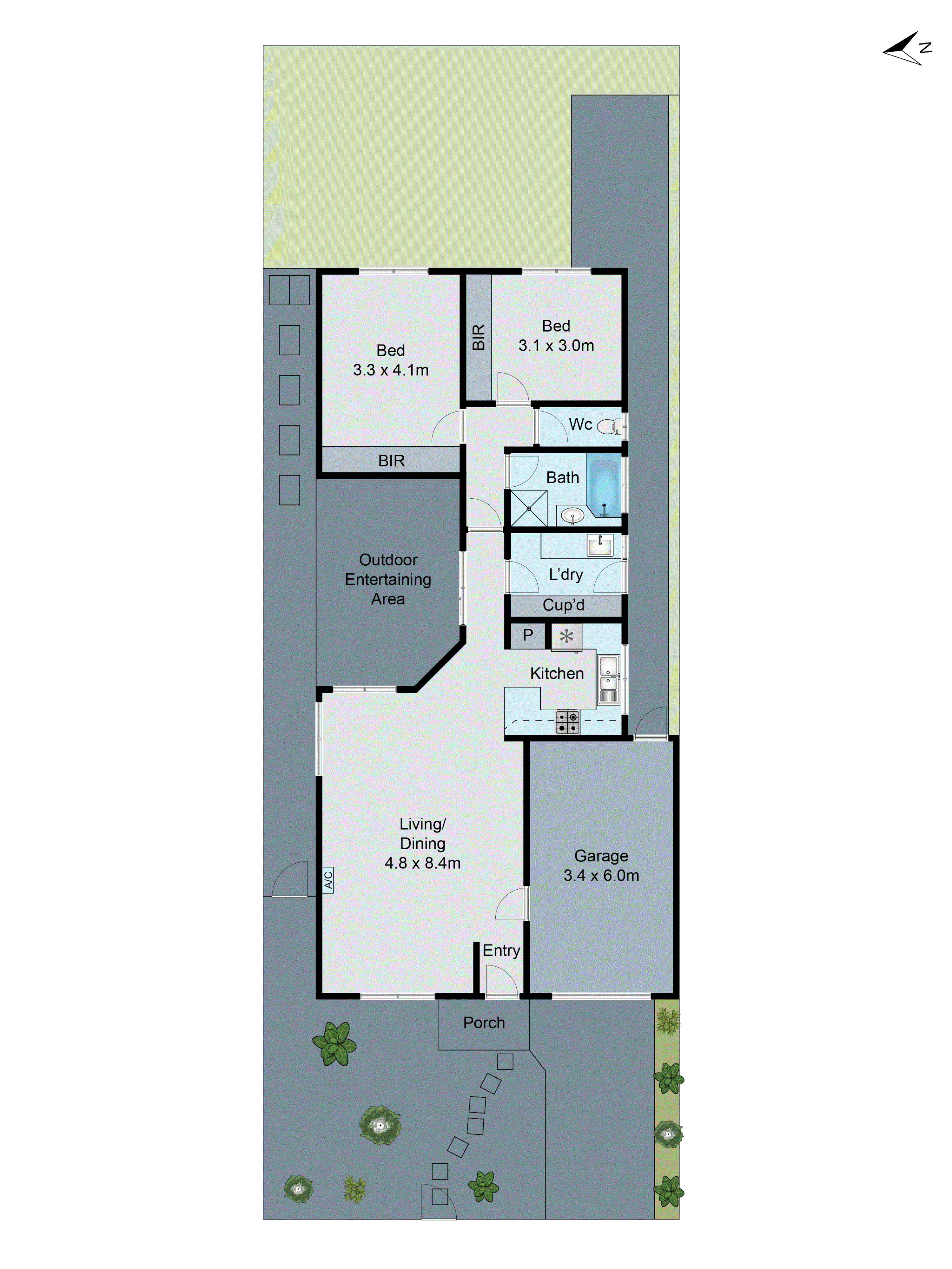 2/4 Thorogood Court, Grovedale VIC 3216 - Floorplan