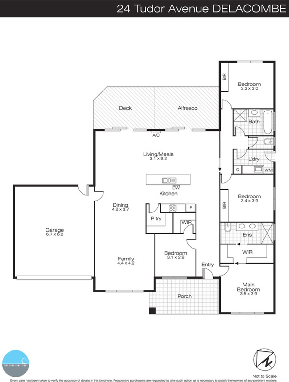 24 Tudor Avenue, Delacombe VIC 3356 - Floorplan