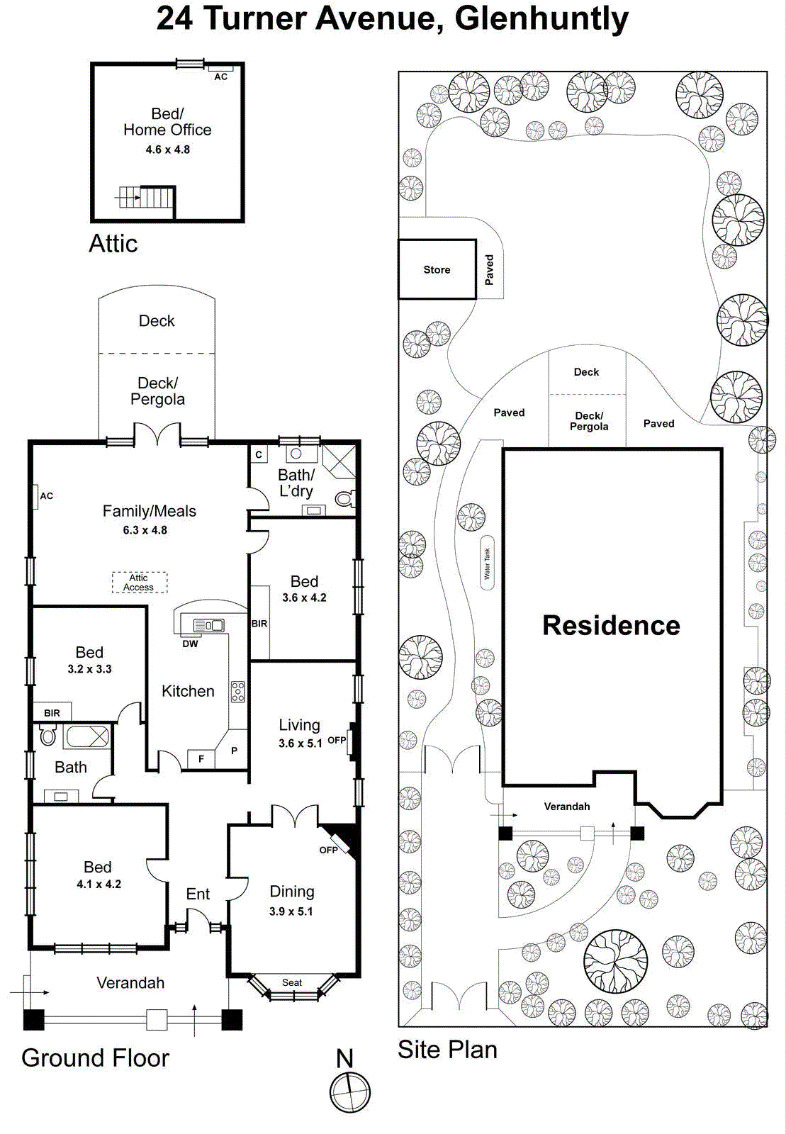 24 Turner Avenue, Glen Huntly VIC 3163 - Floorplan