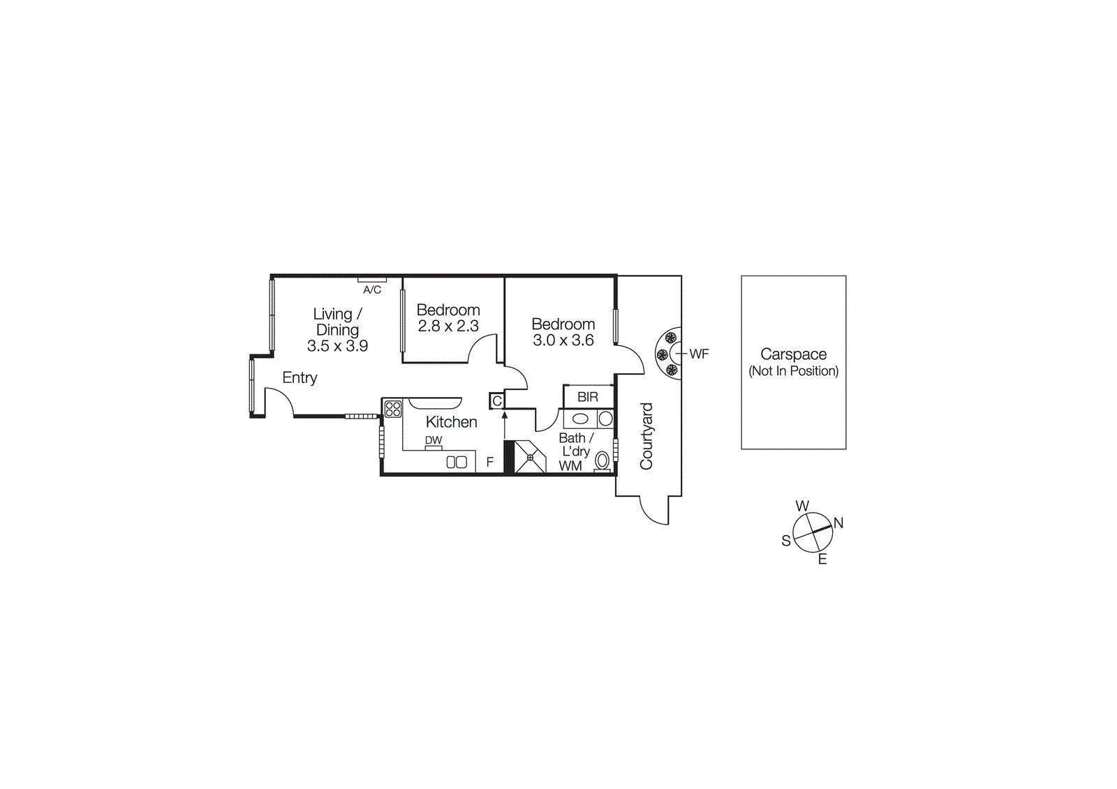 2/4 Yorston Court, Elsternwick VIC 3185 - Floorplan