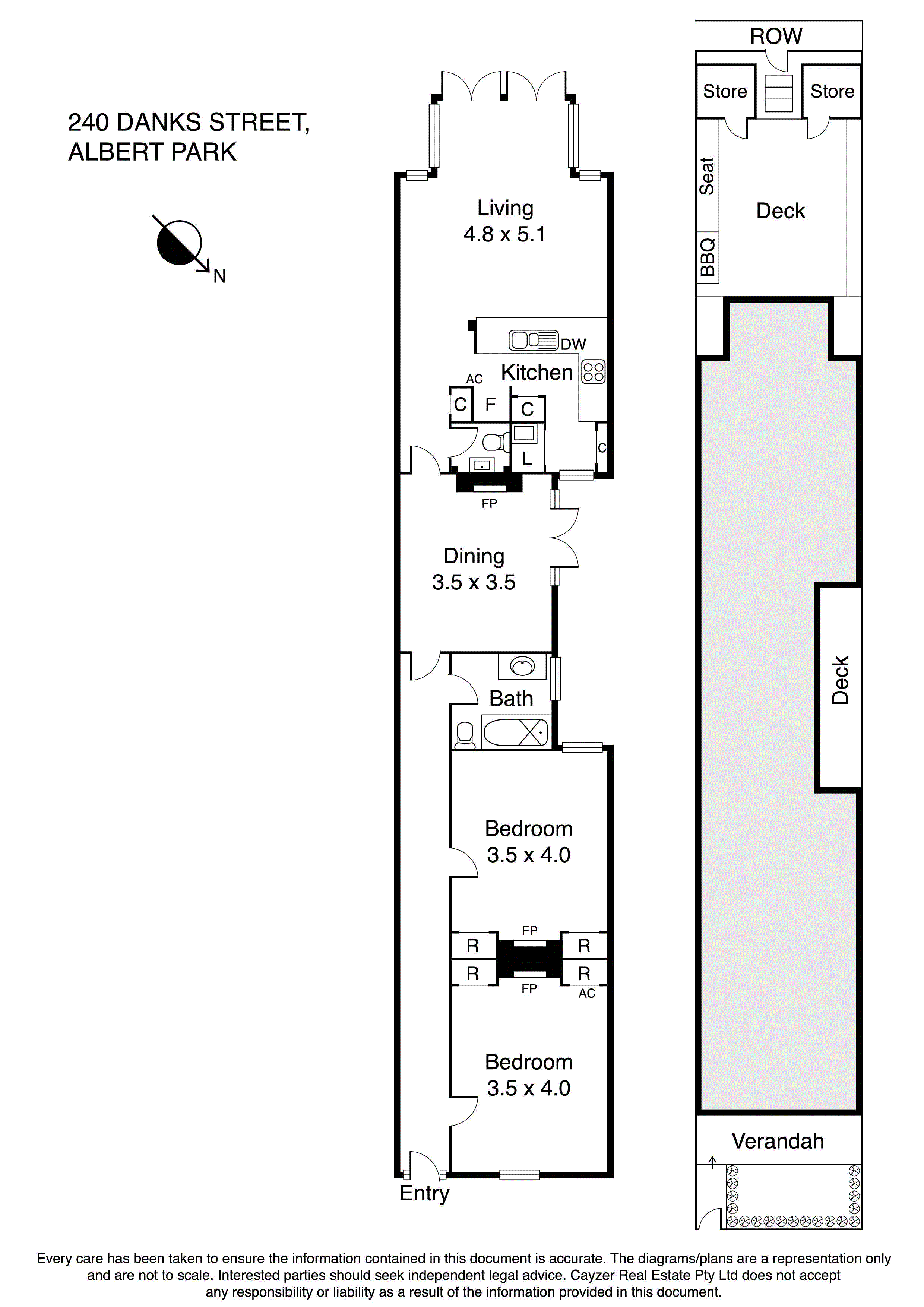 240 Danks Street, ALBERT PARK VIC 3206 - Floorplan