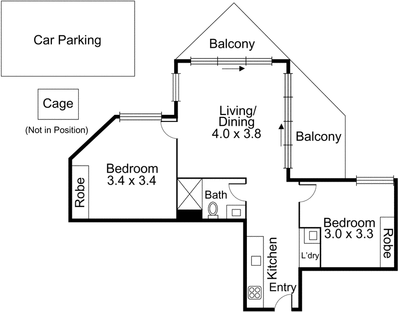 2/40 Koornang Road, Carnegie VIC 3163 - Floorplan