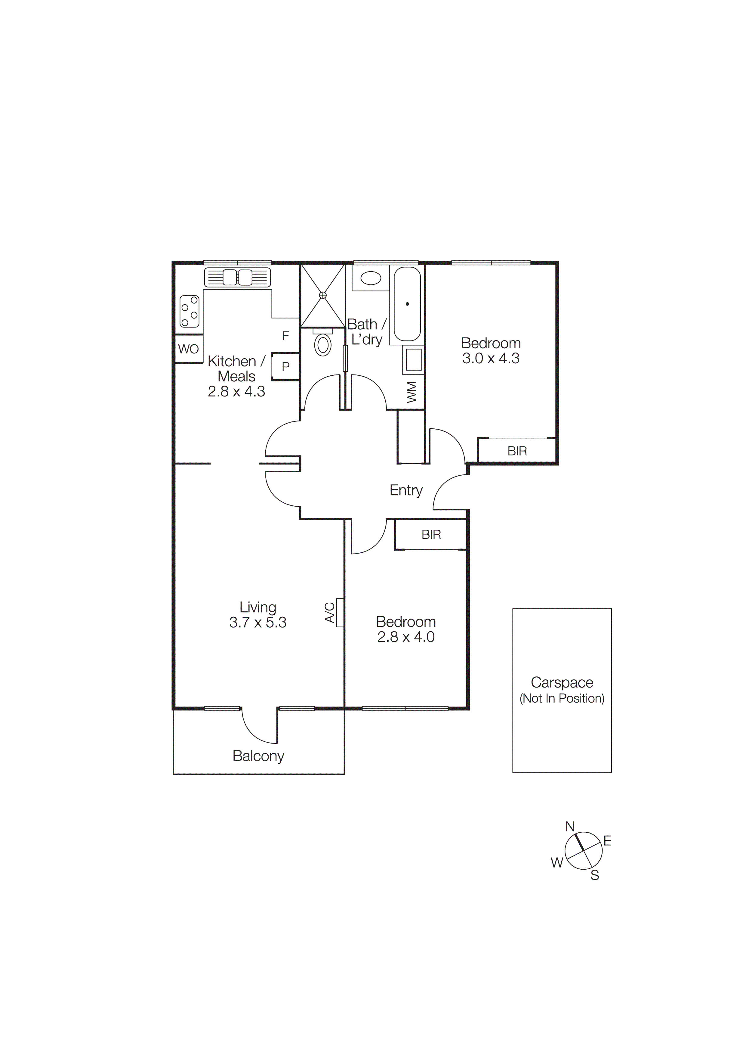 2/41-43 Bay Road, Sandringham VIC 3191 - Floorplan