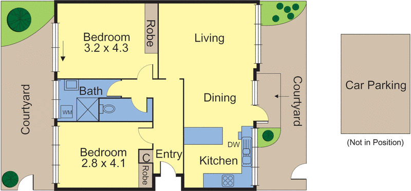 2/41 The Avenue, St Kilda East VIC 3183 - Floorplan