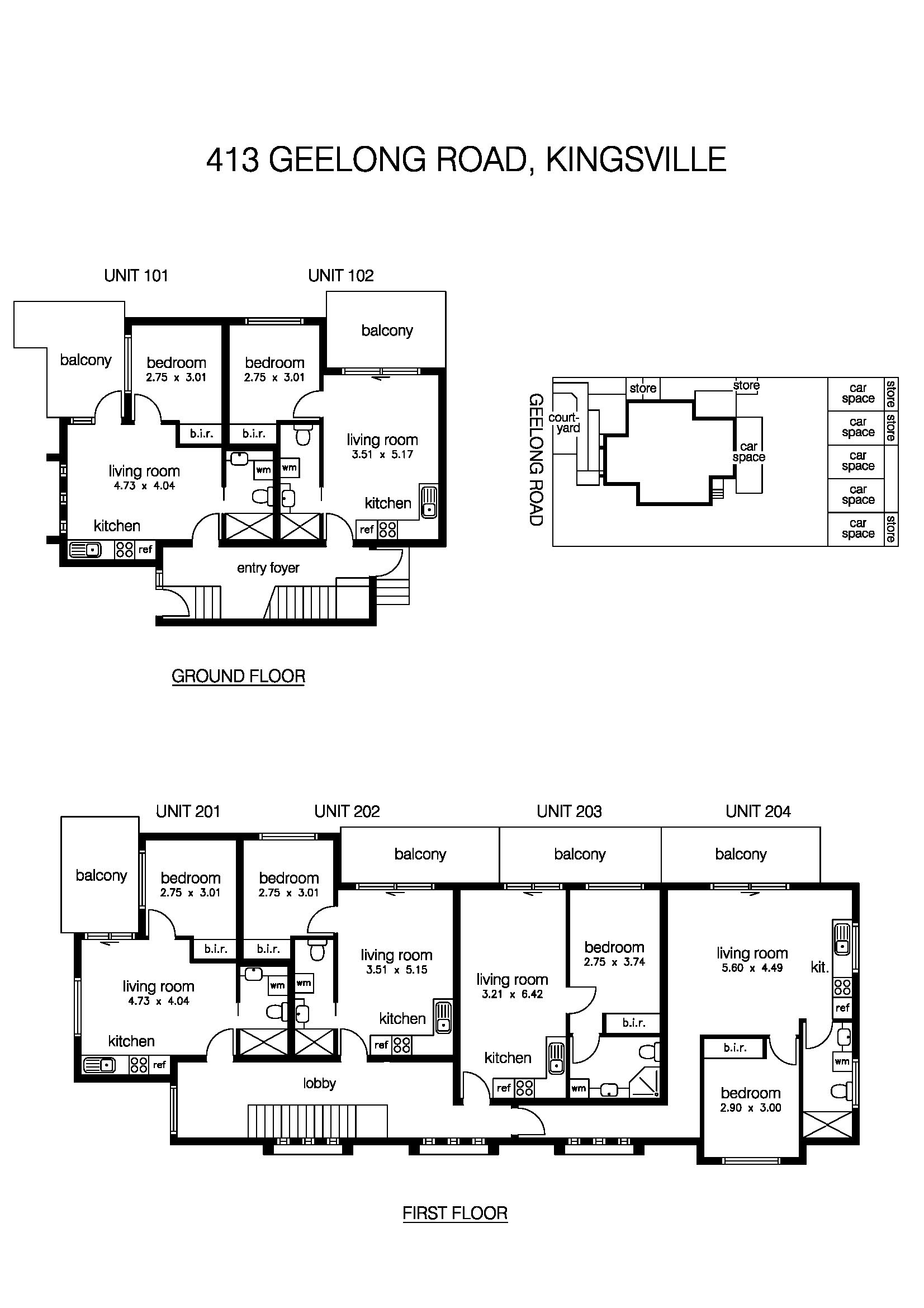 2/413 Geelong Road, KINGSVILLE VIC 3012 - Floorplan