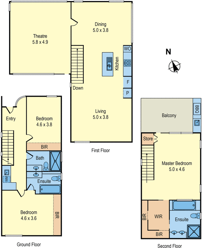 24/15 Beach Street, Port Melbourne VIC 3207 - Floorplan