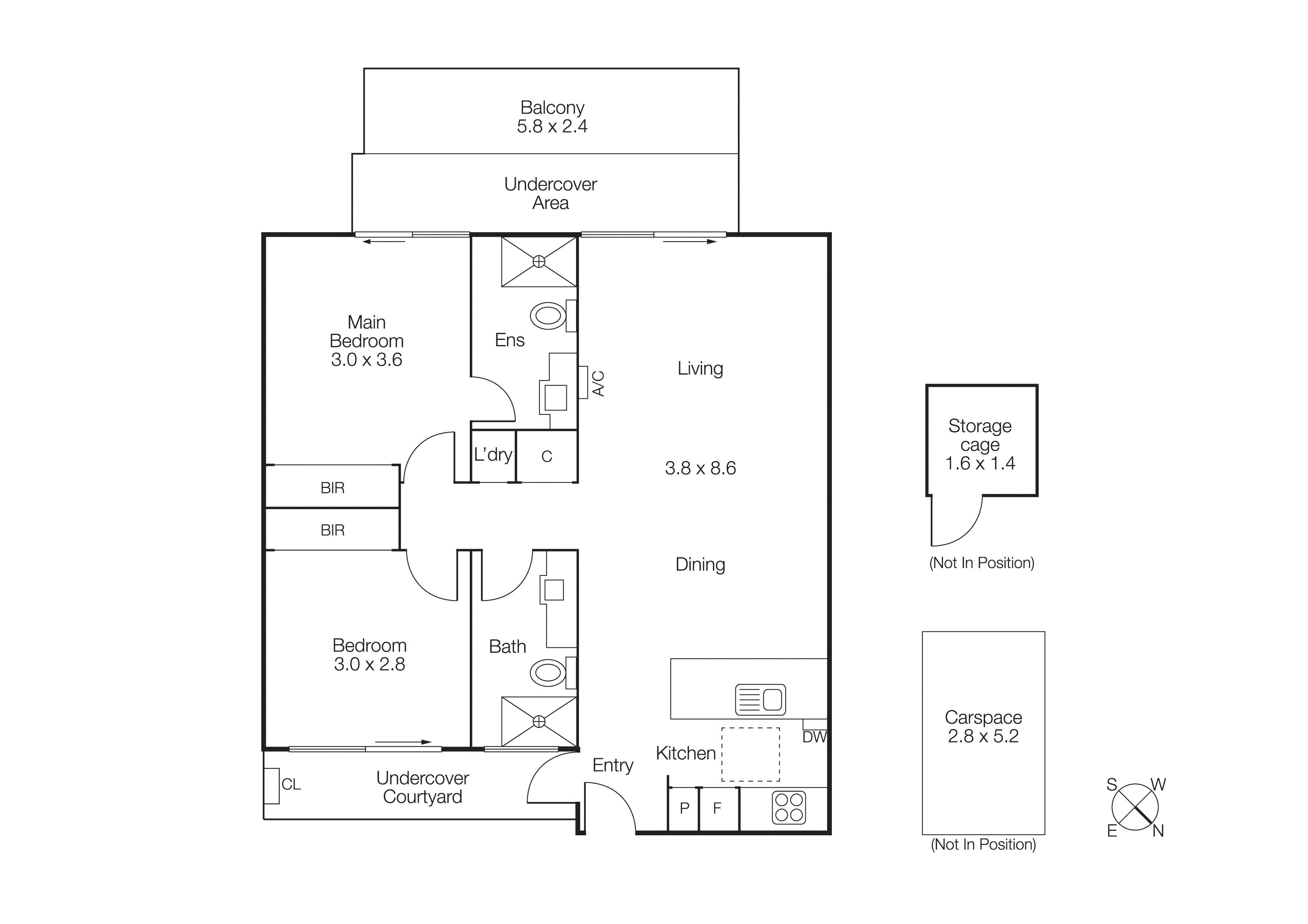 24/17 Robe Street, St Kilda VIC 3182 - Floorplan