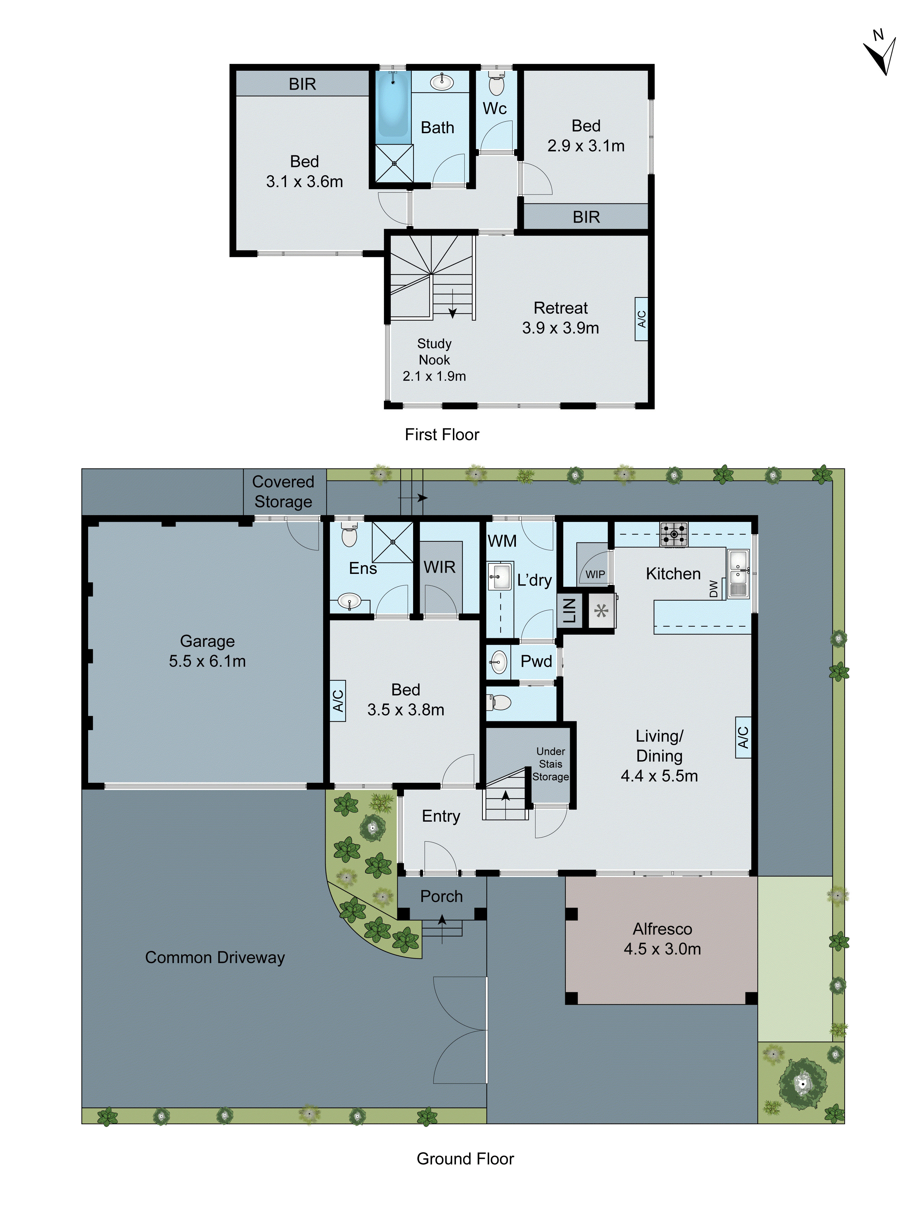 2/42 Glenfine Avenue, Hamlyn Heights VIC 3215 - Floorplan