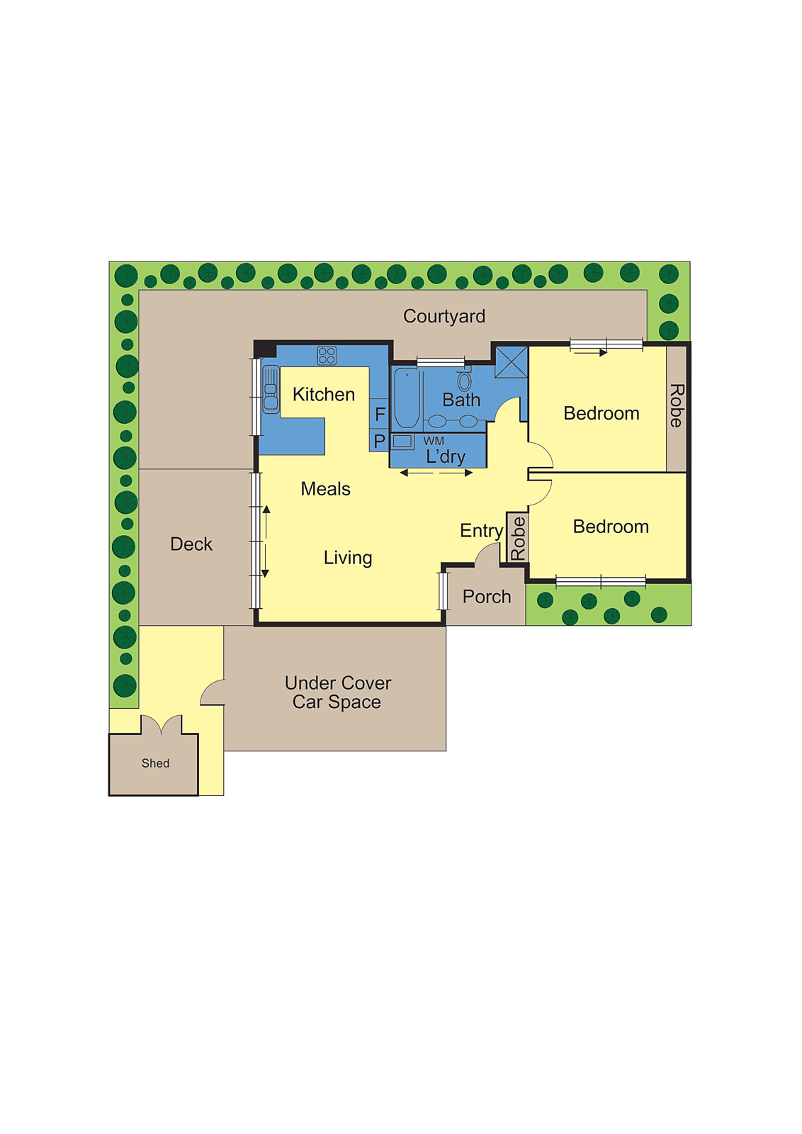 2/42 Graham Road, Highett VIC 3190 - Floorplan