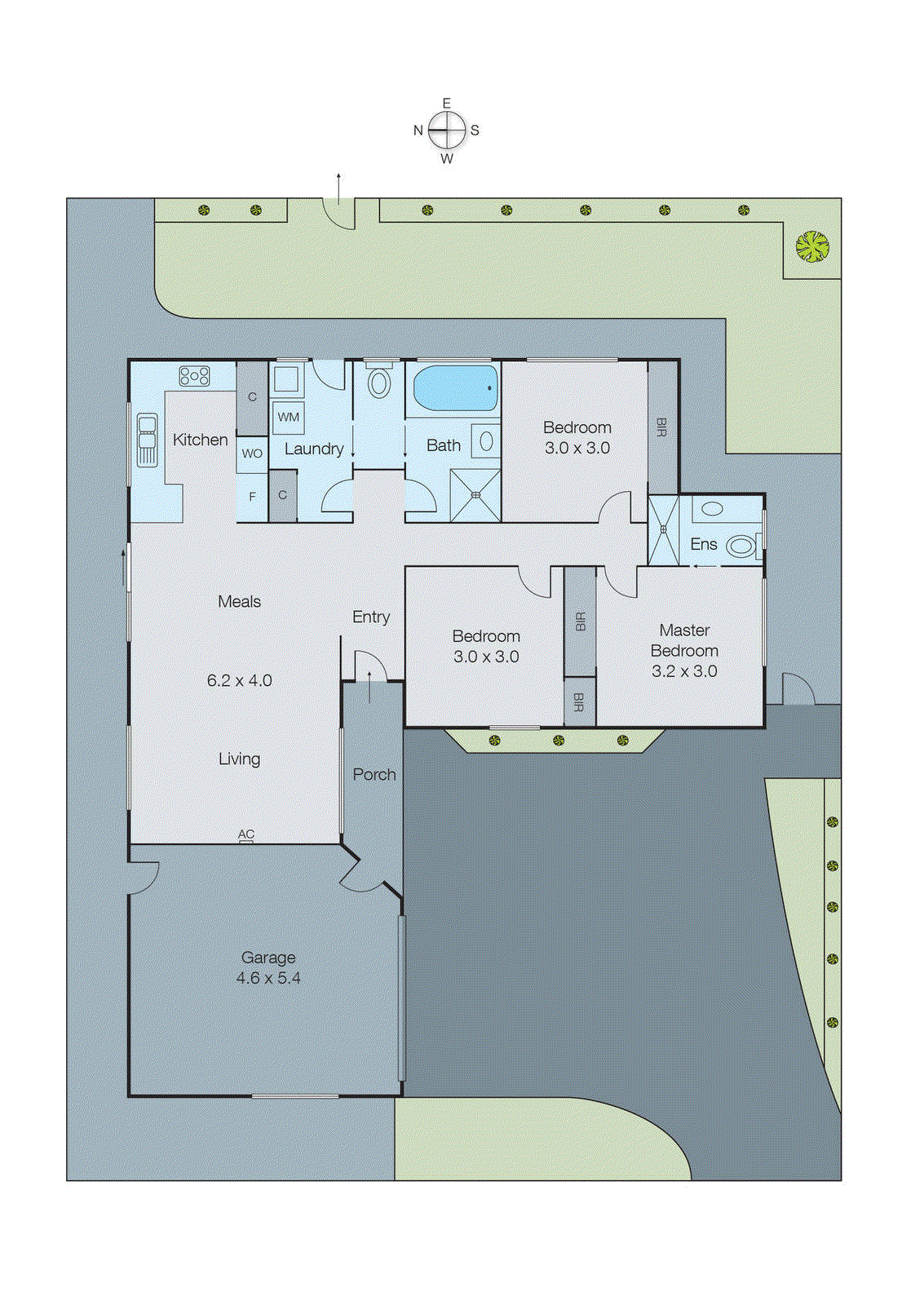 2/42 Nicholas Grove, Heatherton VIC 3202 - Floorplan