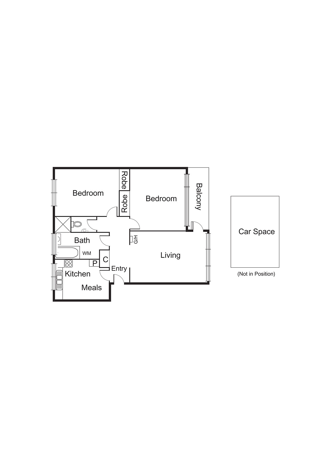 2/42 The Avenue, St Kilda East VIC 3183 - Floorplan