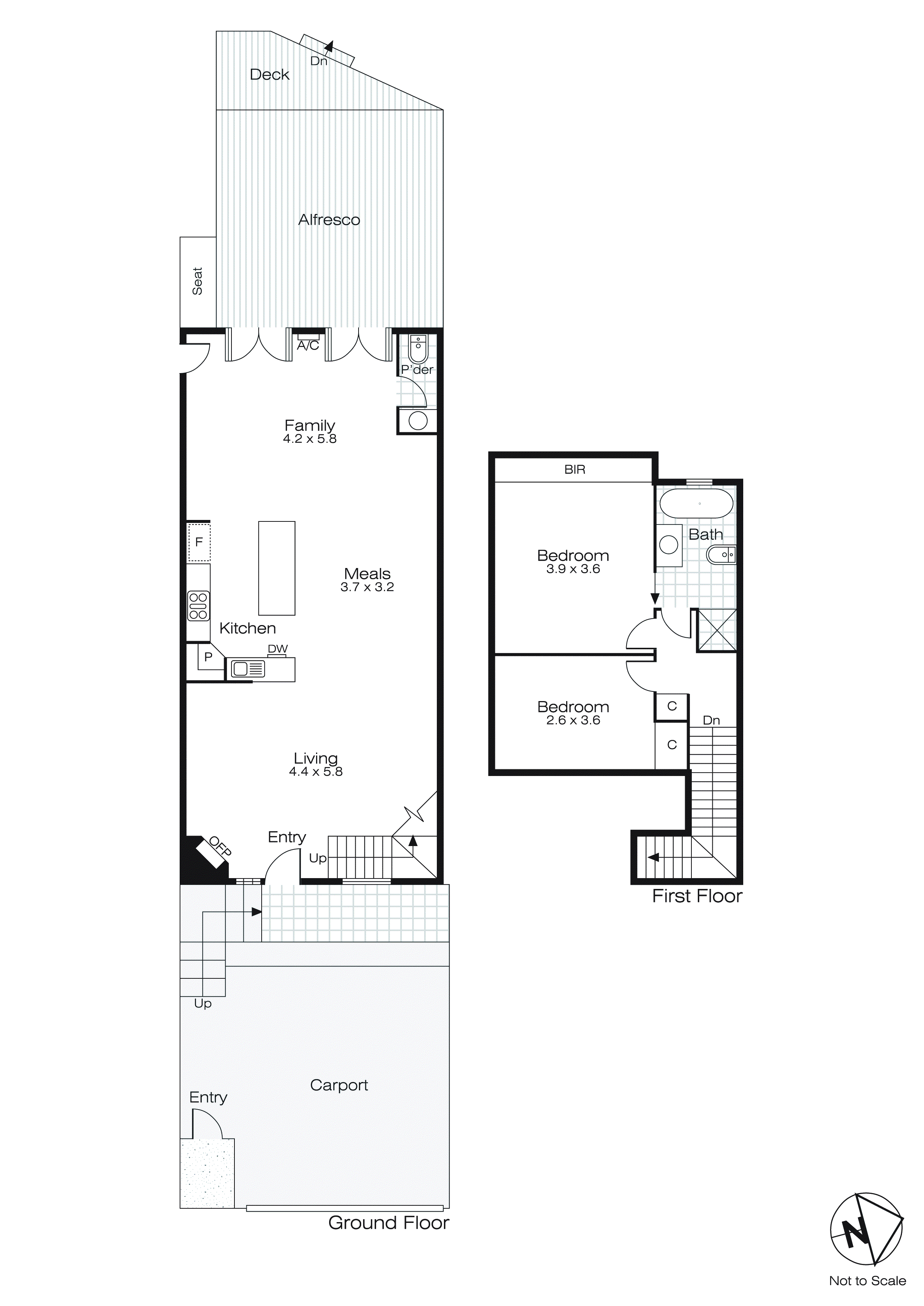 2/420 Larter Street, Golden Point VIC 3350 - Floorplan