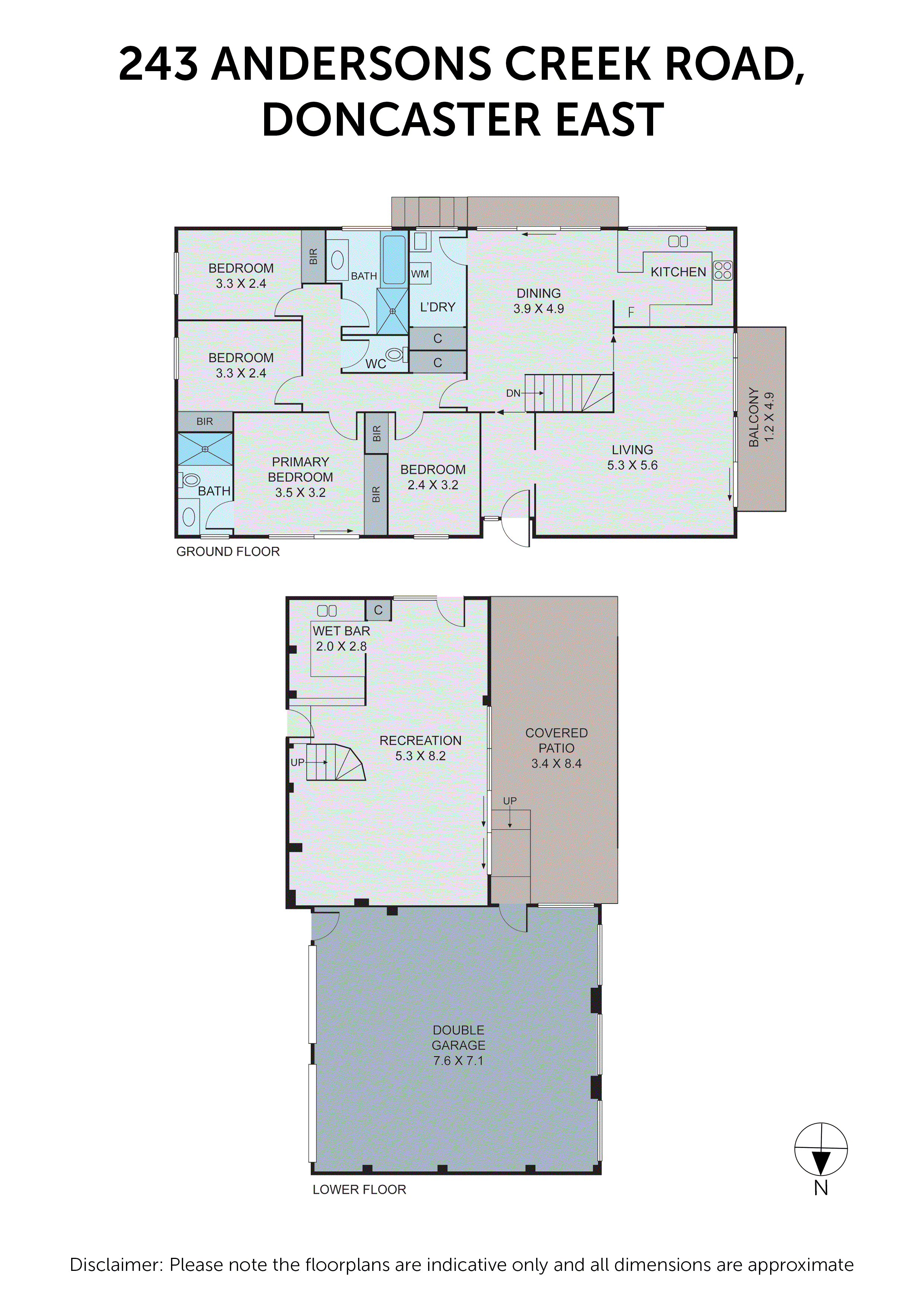243 Andersons Creek Road, Doncaster East VIC 3109 - Floorplan