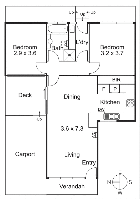2/43 Iona Street, Black Rock VIC 3193 - Floorplan