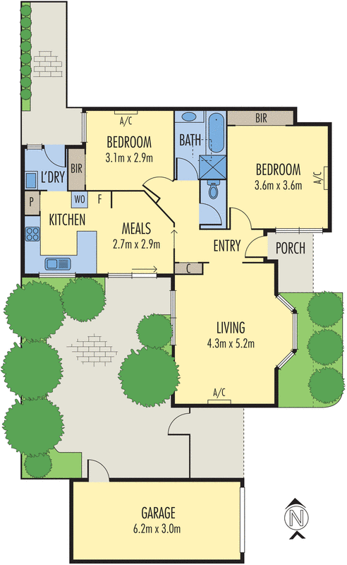 2/43 Kangaroo Road, Murrumbeena VIC 3163 - Floorplan