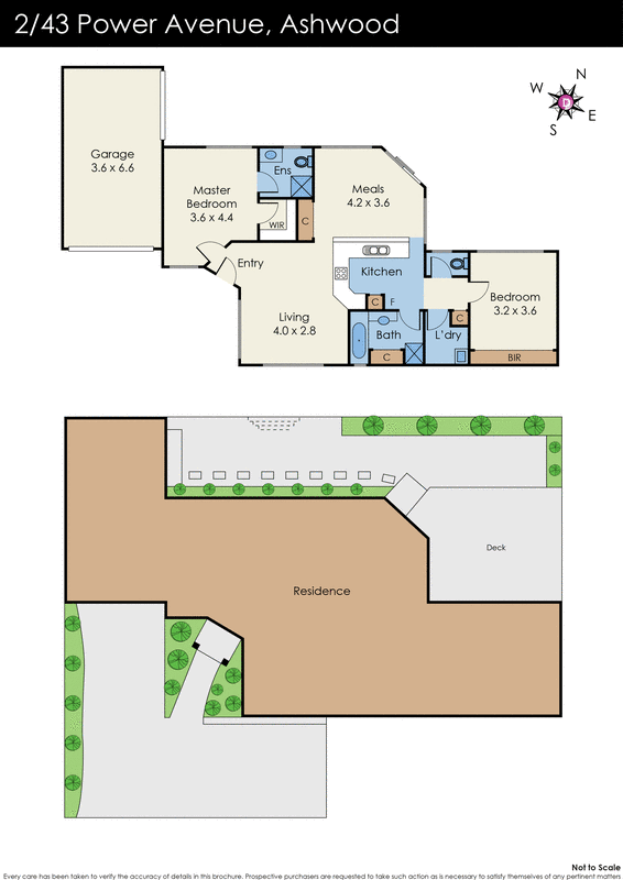 2/43 Power Avenue, Ashwood VIC 3147 - Floorplan