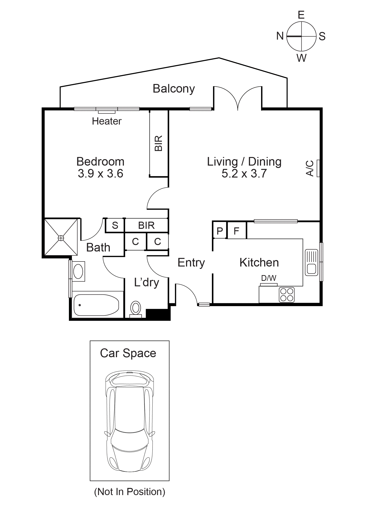 24/36 Grange Road, Toorak VIC 3142 - Floorplan