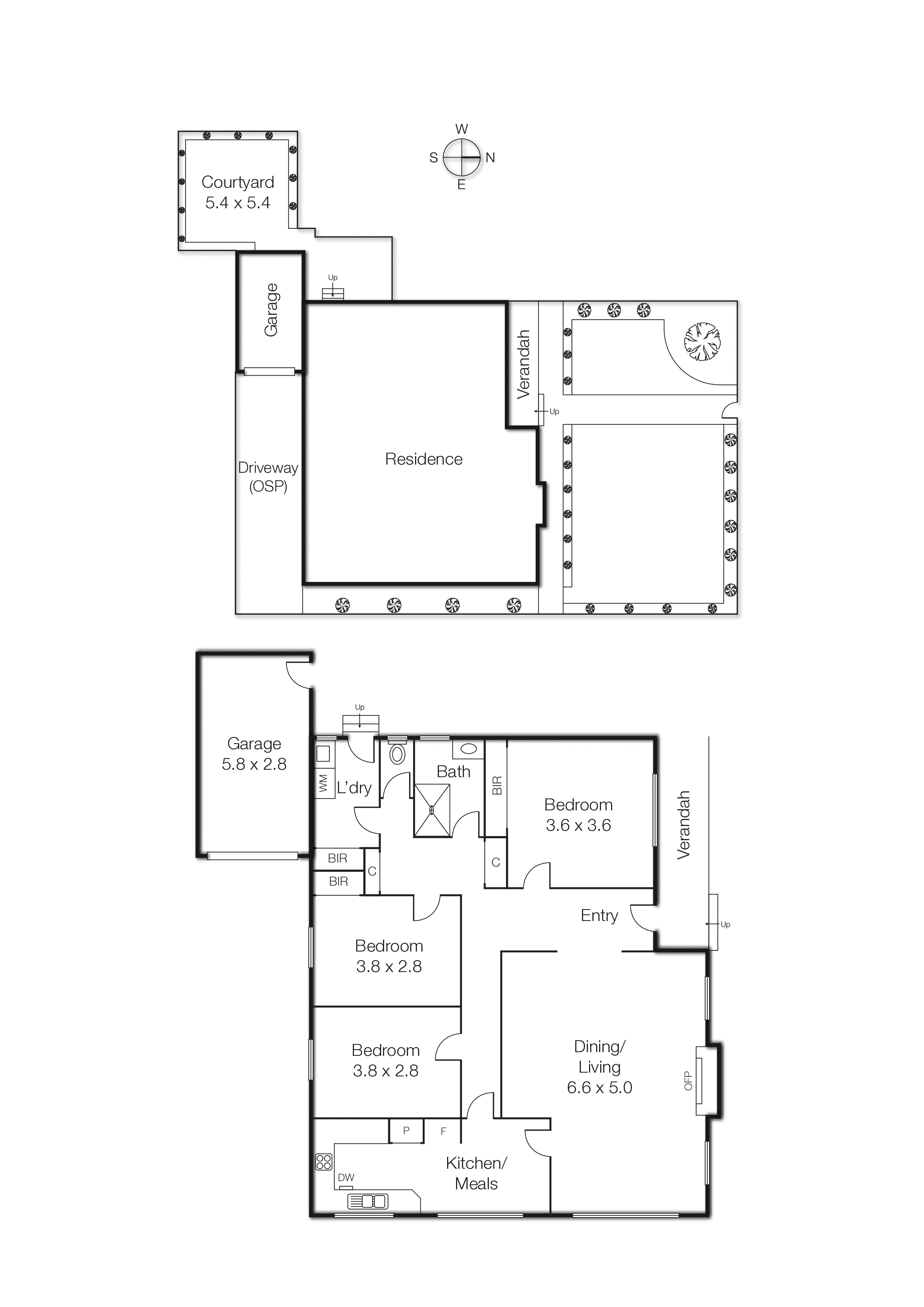 2/44 Crisp Street, Hampton VIC 3188 - Floorplan