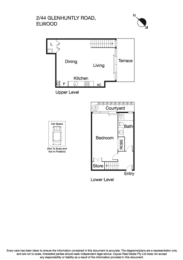 2/44 Glen Huntly Road, ELWOOD VIC 3184 - Floorplan