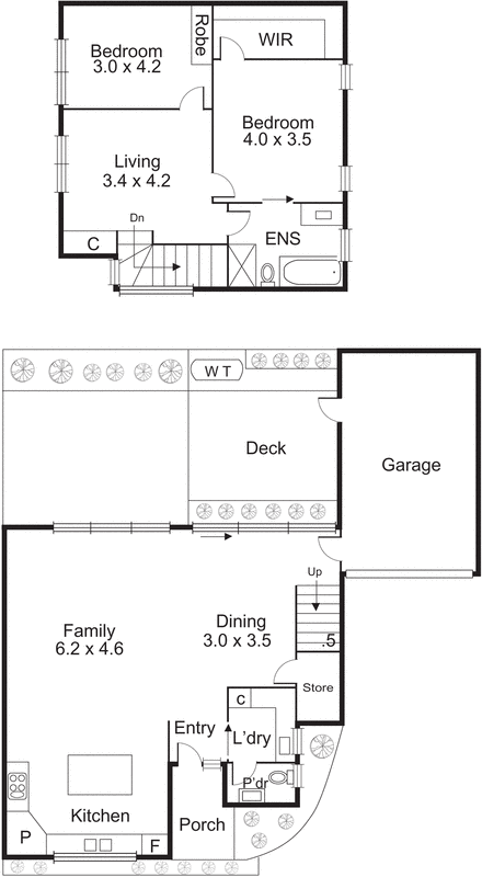 2/44 Wheeler Street, Ormond VIC 3204 - Floorplan