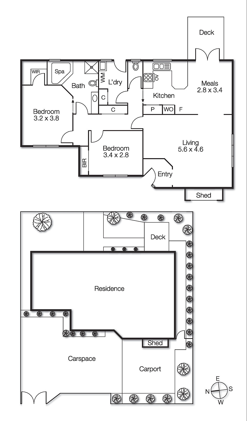2/442 Bluff Road, Hampton VIC 3188 - Floorplan