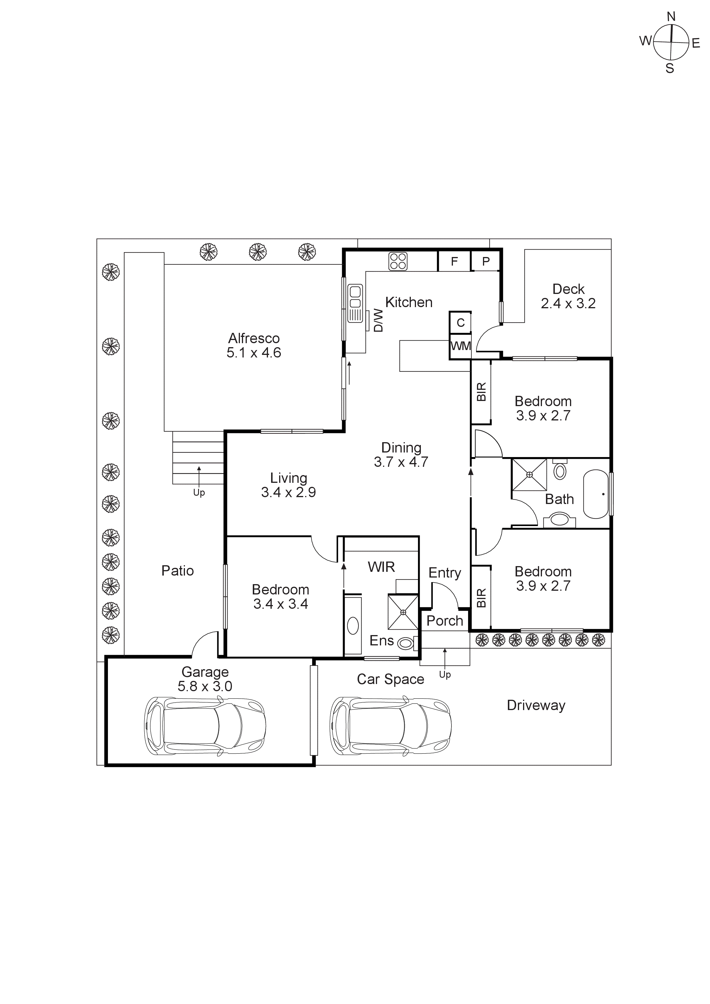 2/45 Amaroo Street, Chadstone VIC 3148 - Floorplan