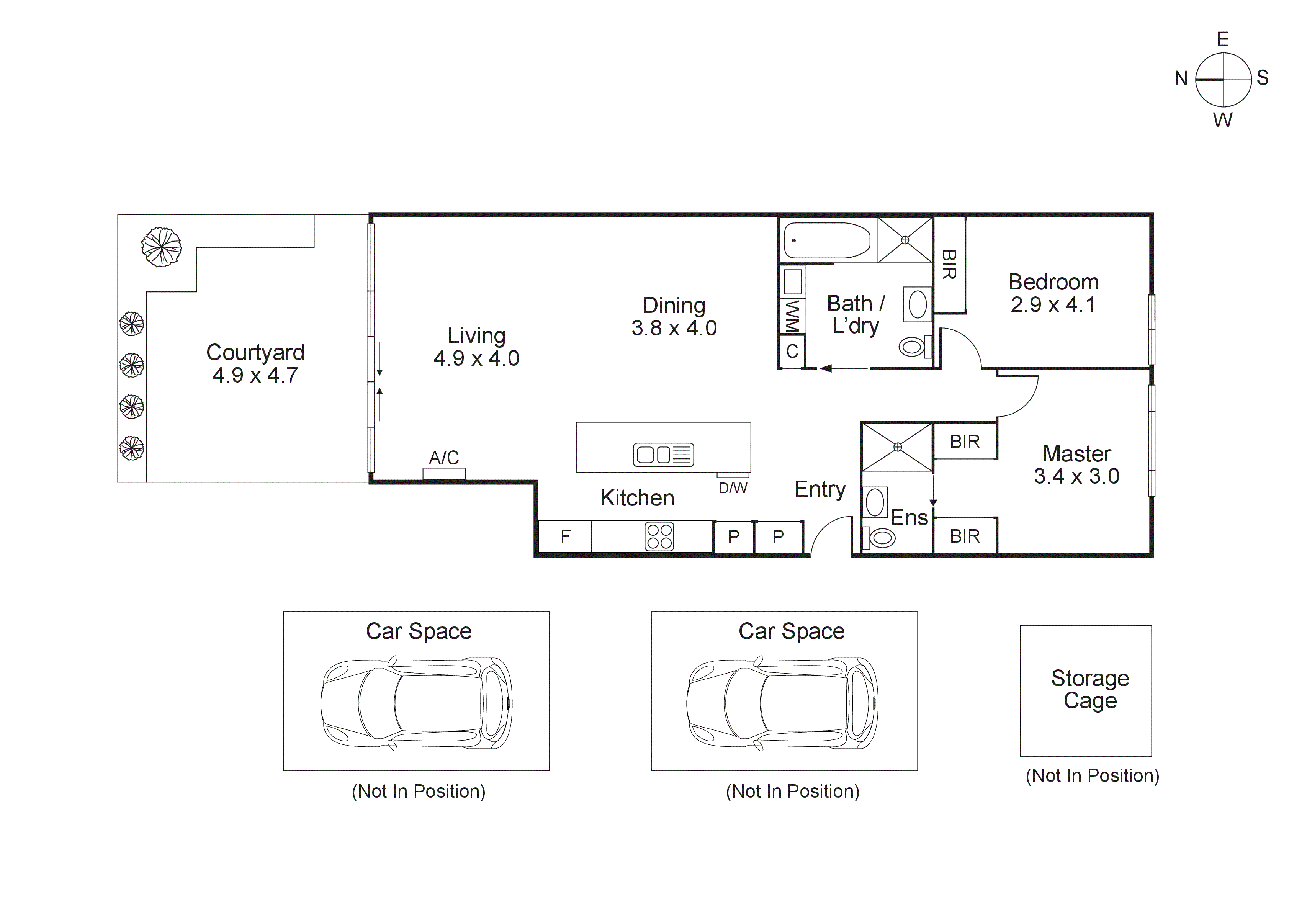 2/45 Grenville Street, Hampton VIC 3188 - Floorplan