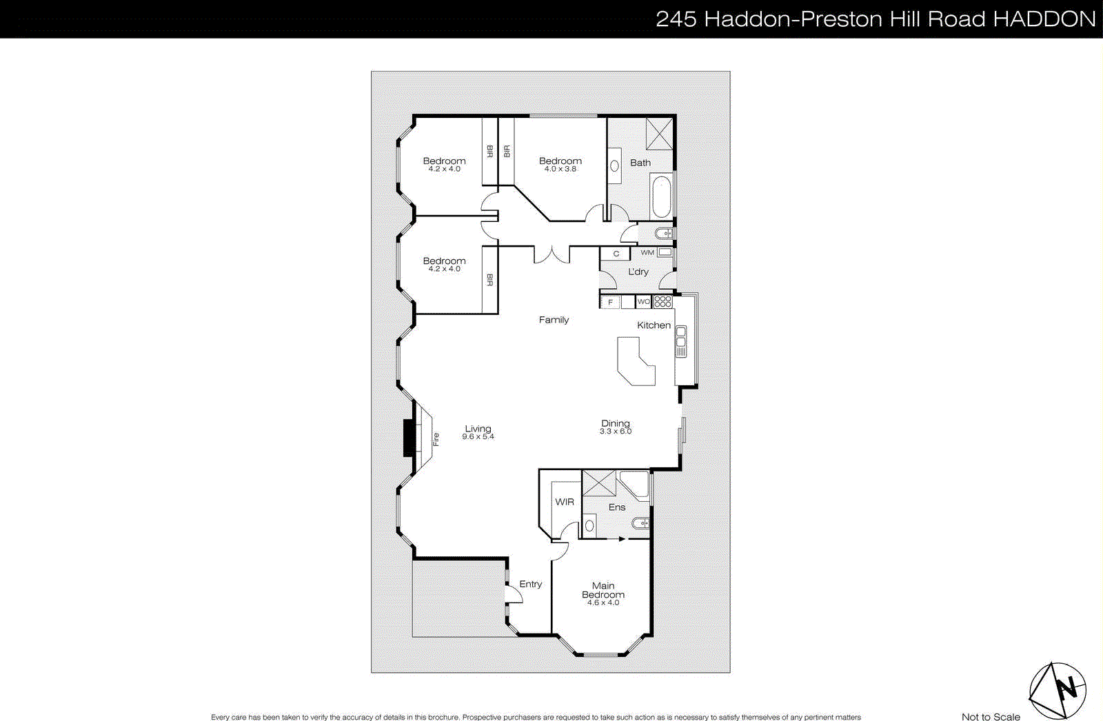 245 Haddon-Preston Hill Road, Haddon VIC 3351 - Floorplan