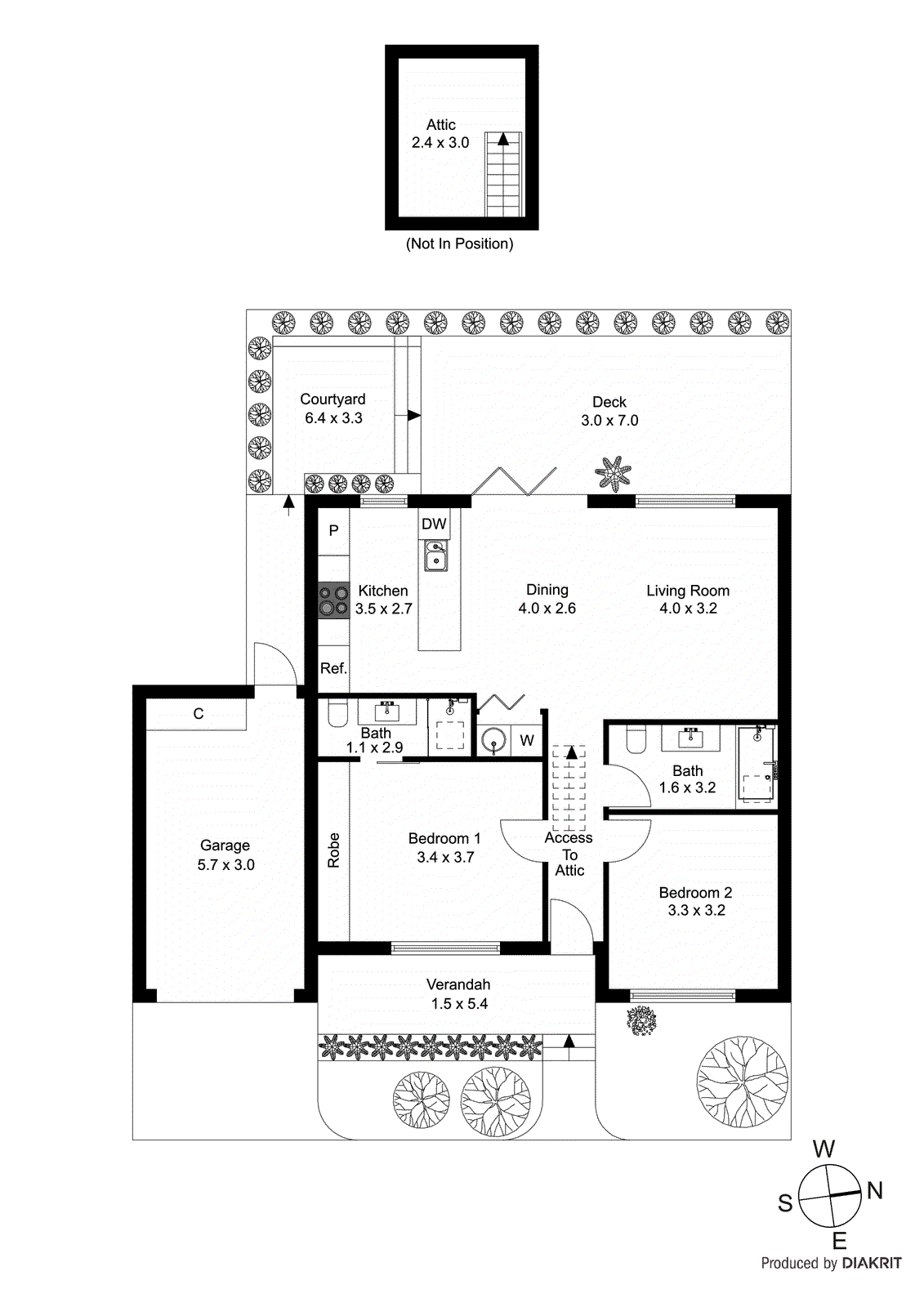 2/45 Second Street, Black Rock VIC 3193 - Floorplan