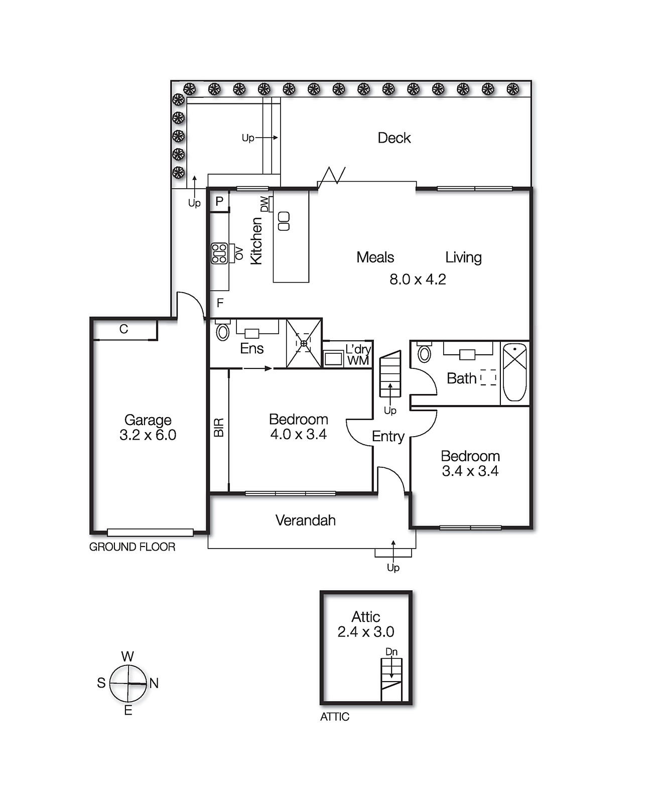 2/45 Second Street, Black Rock VIC 3193 - Floorplan
