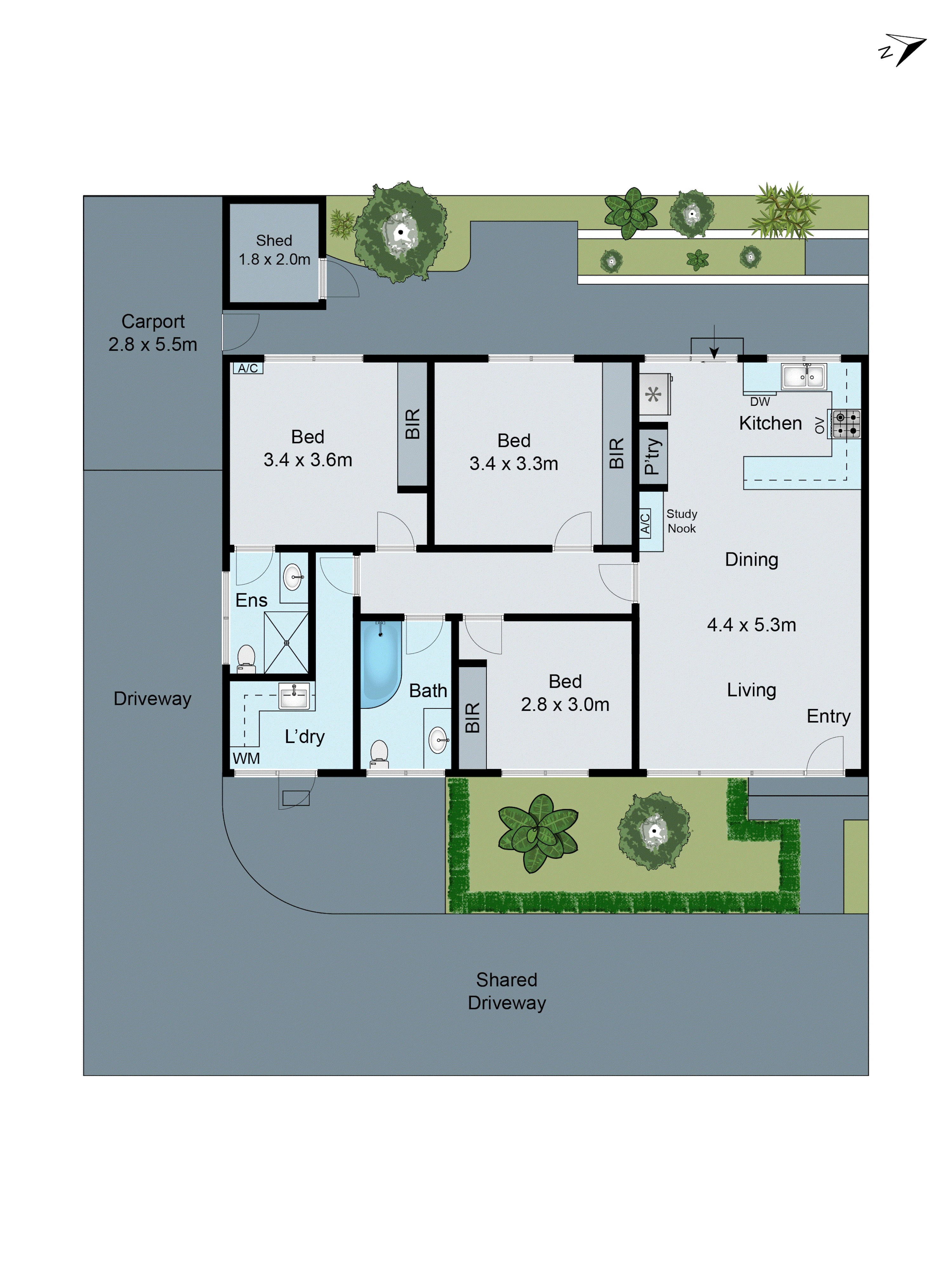 2/45 Skene Street, Newtown VIC 3220 - Floorplan