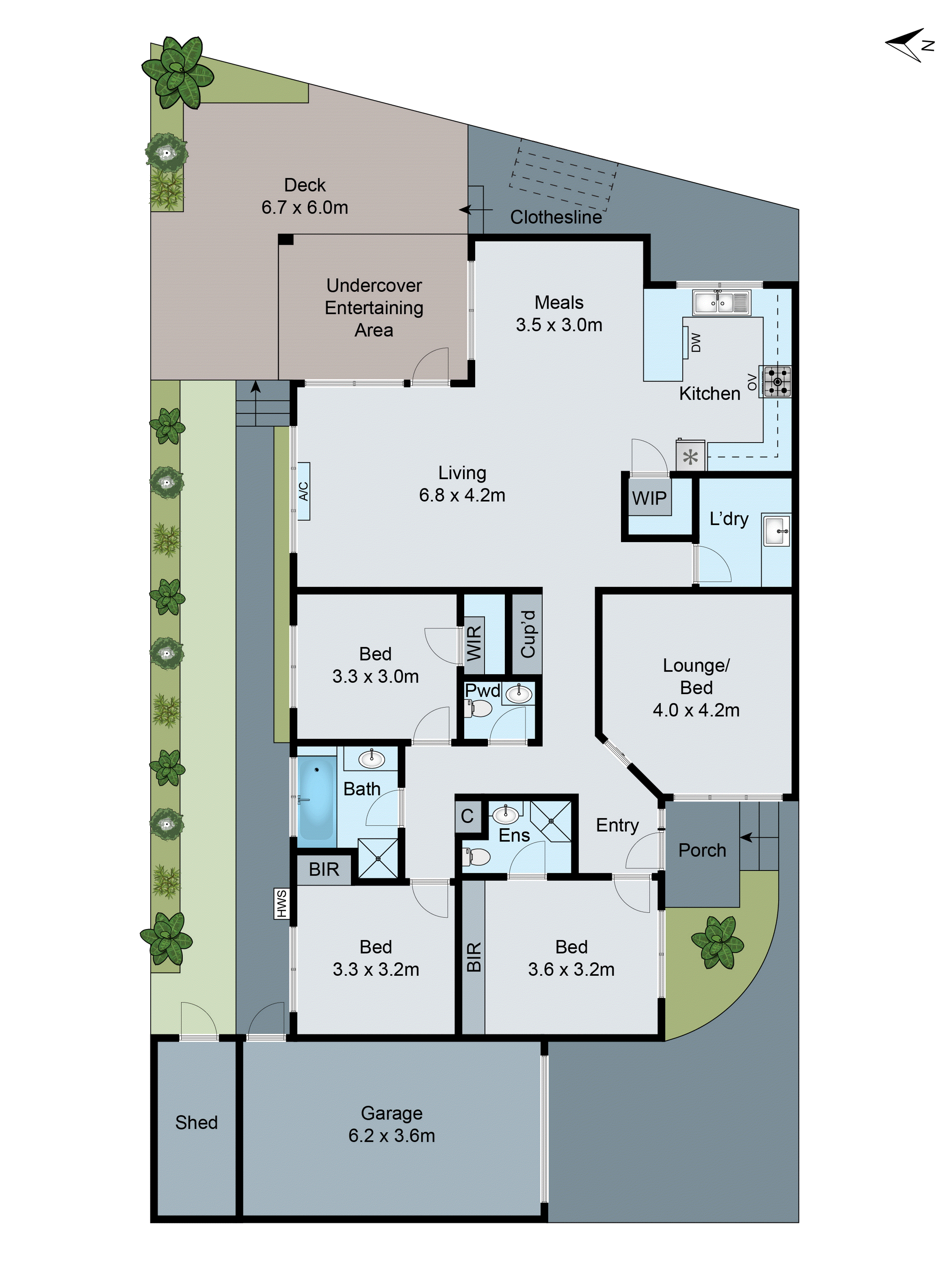 2/45 Woonah Street, Chadstone VIC 3148 - Floorplan