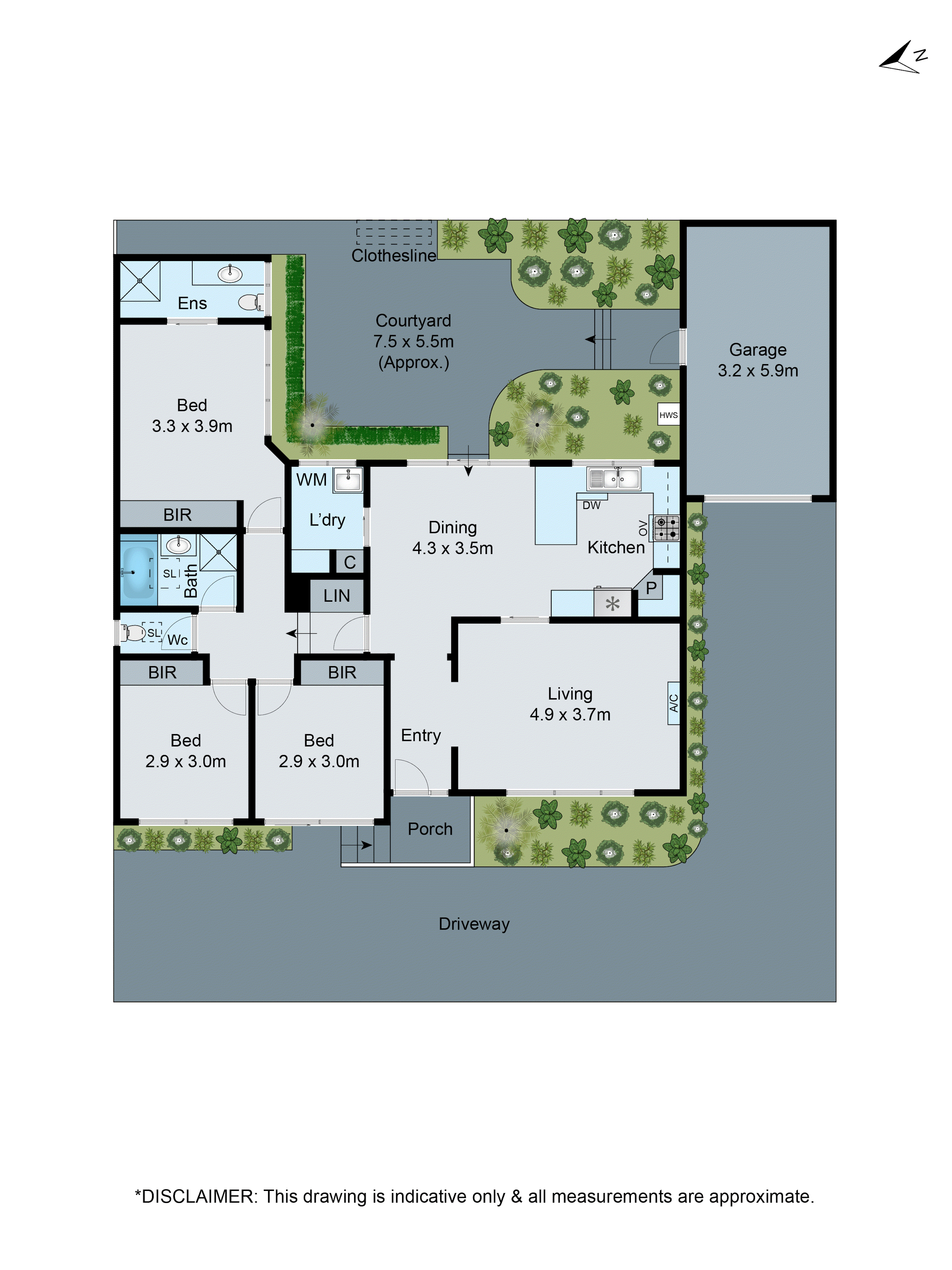 2/46 Darbyshire Road, Mount Waverley VIC 3149 - Floorplan