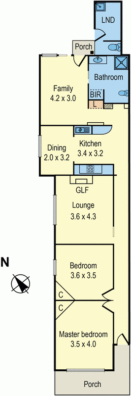 248 Graham Street, PORT MELBOURNE VIC 3207 - Floorplan