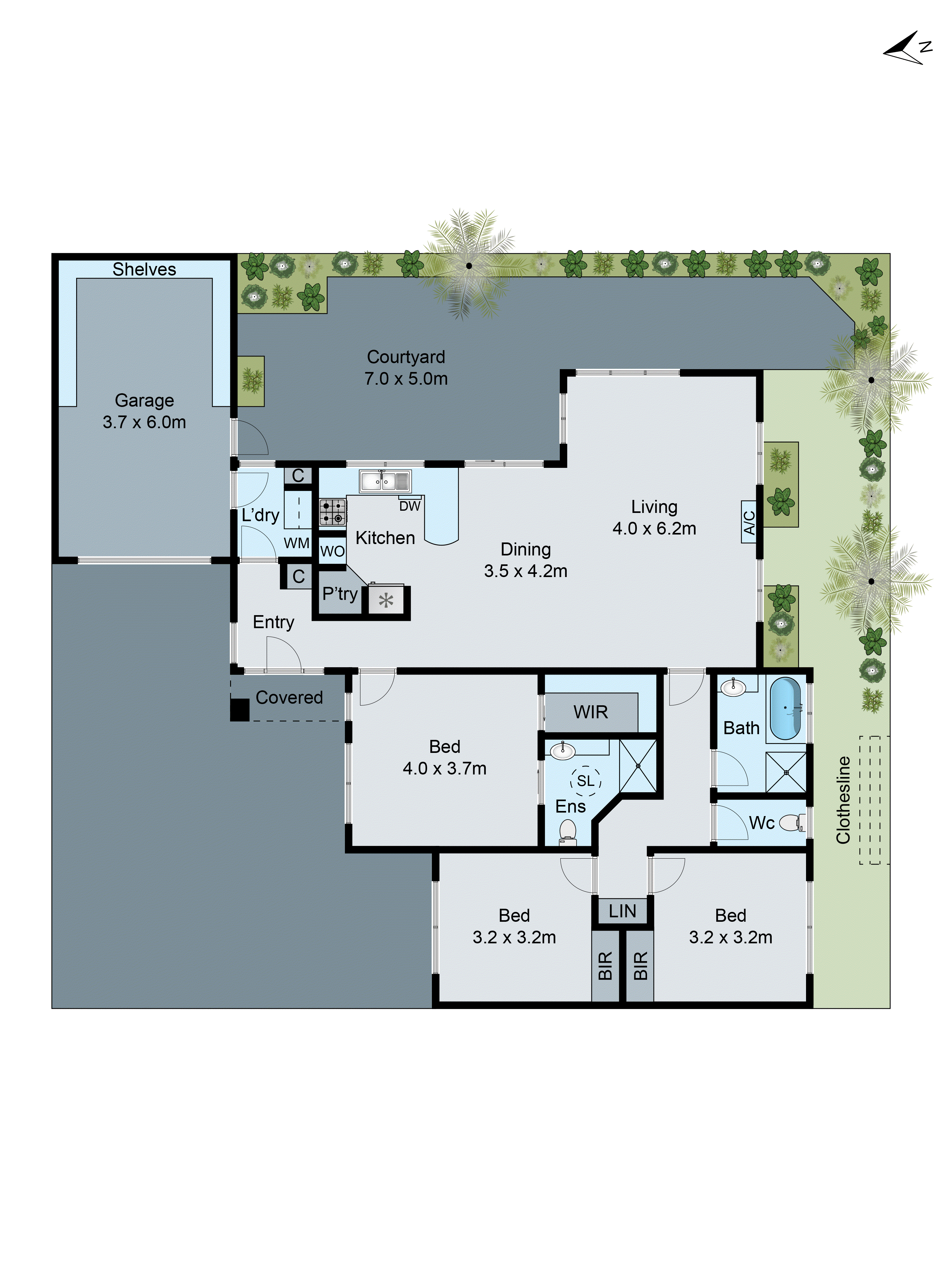 2/48 St Albans Street, Mount Waverley VIC 3149 - Floorplan