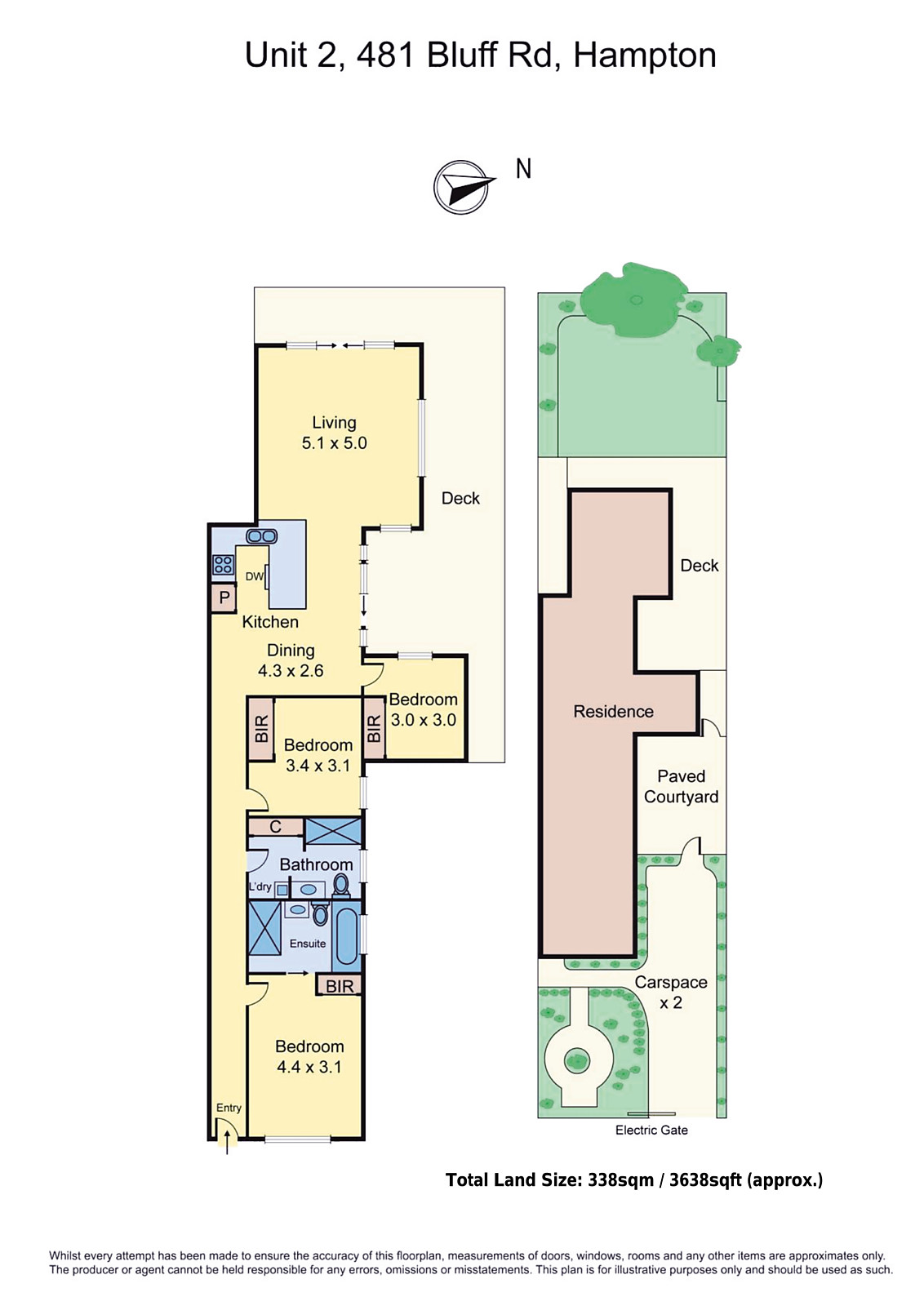 2/481 Bluff Road, Hampton VIC 3188 - Floorplan