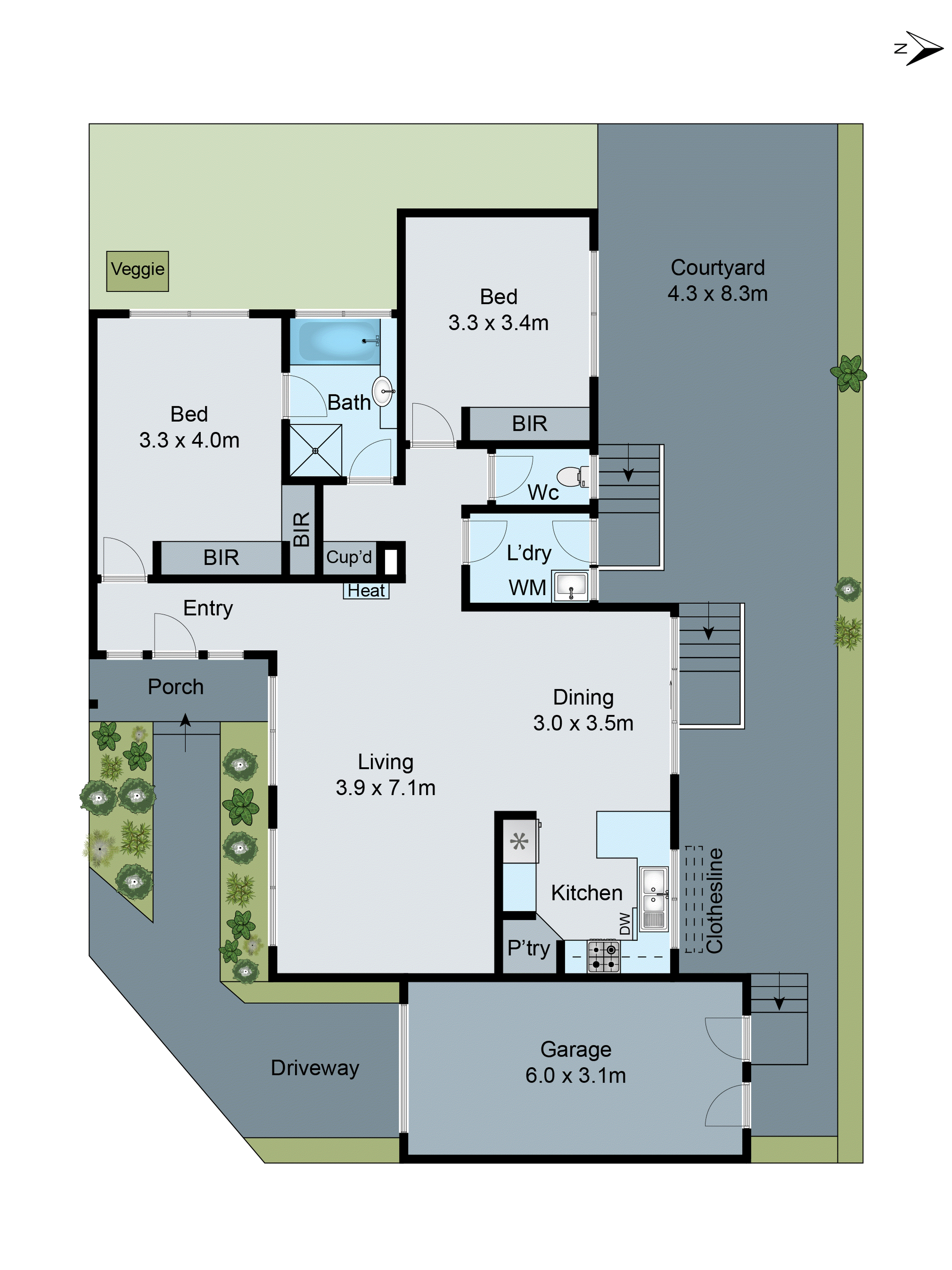 2/495 Waverley Road, Mount Waverley VIC 3149 - Floorplan