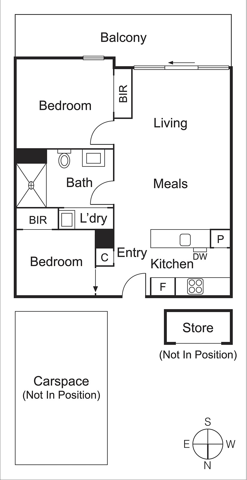 249/75 Graham Road, Highett VIC 3190 - Floorplan