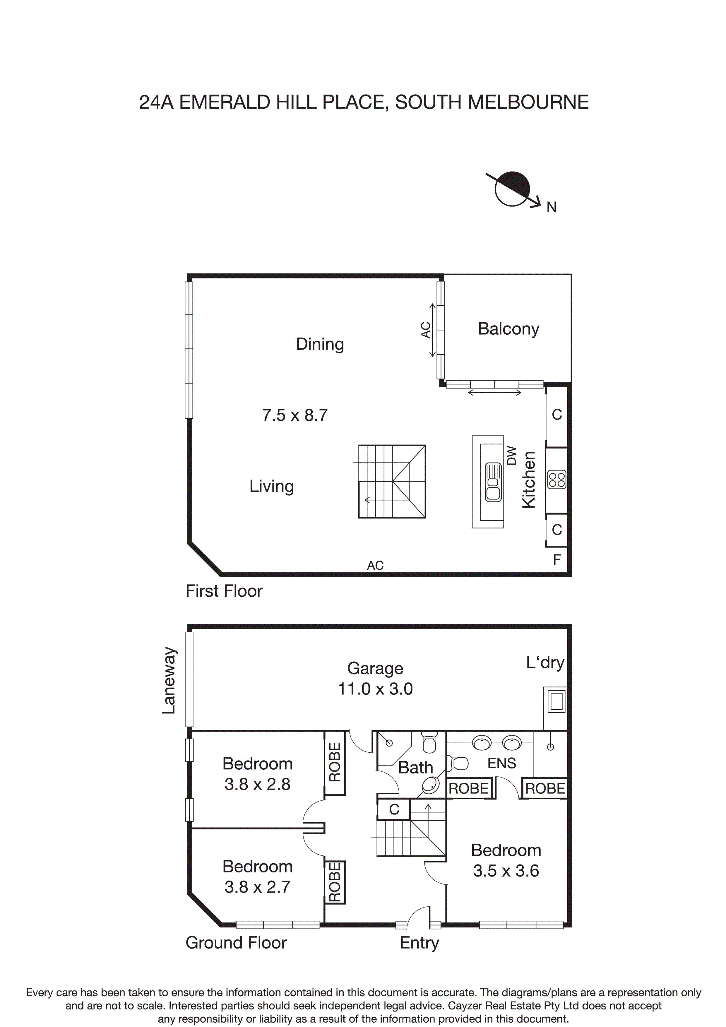 24A Emerald Hill Place, SOUTH MELBOURNE VIC 3205 - Floorplan