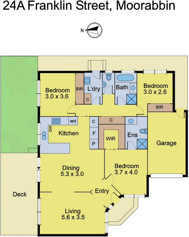 24a Franklin Street, Moorabbin VIC 3189 - Floorplan